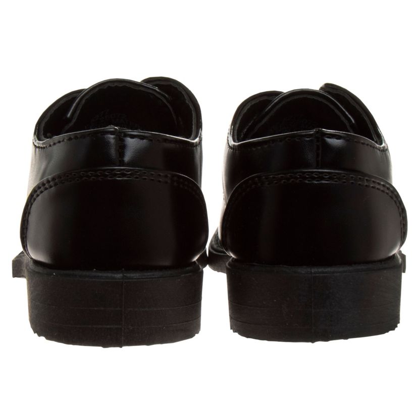 Boys dress shoes, lace-up style.