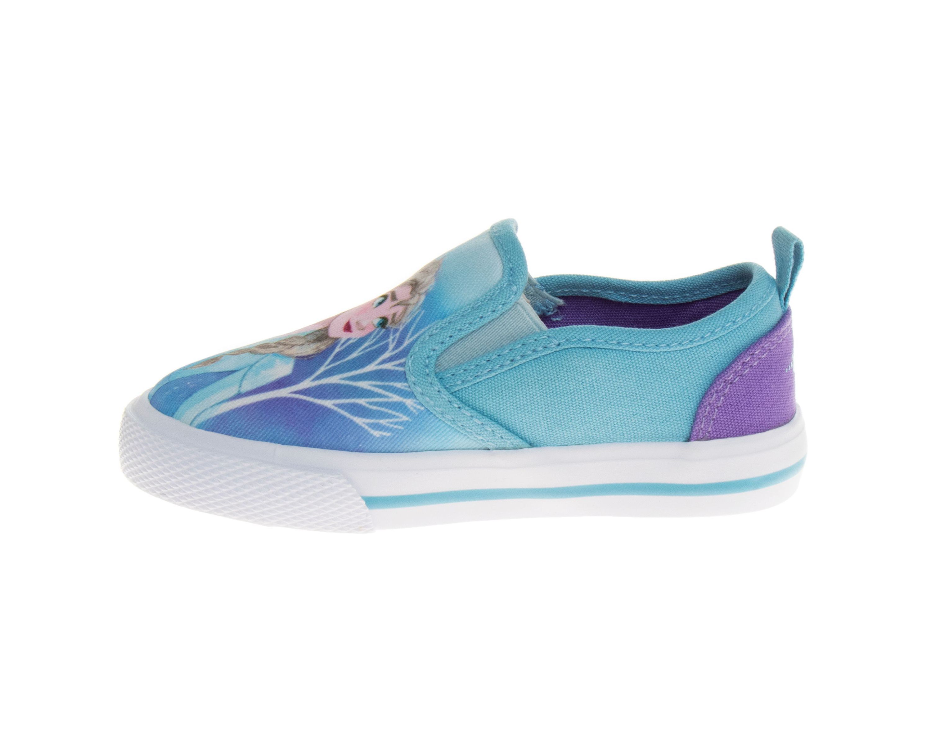 Frozen Toddler Girls Slip On Canvas Sneakers