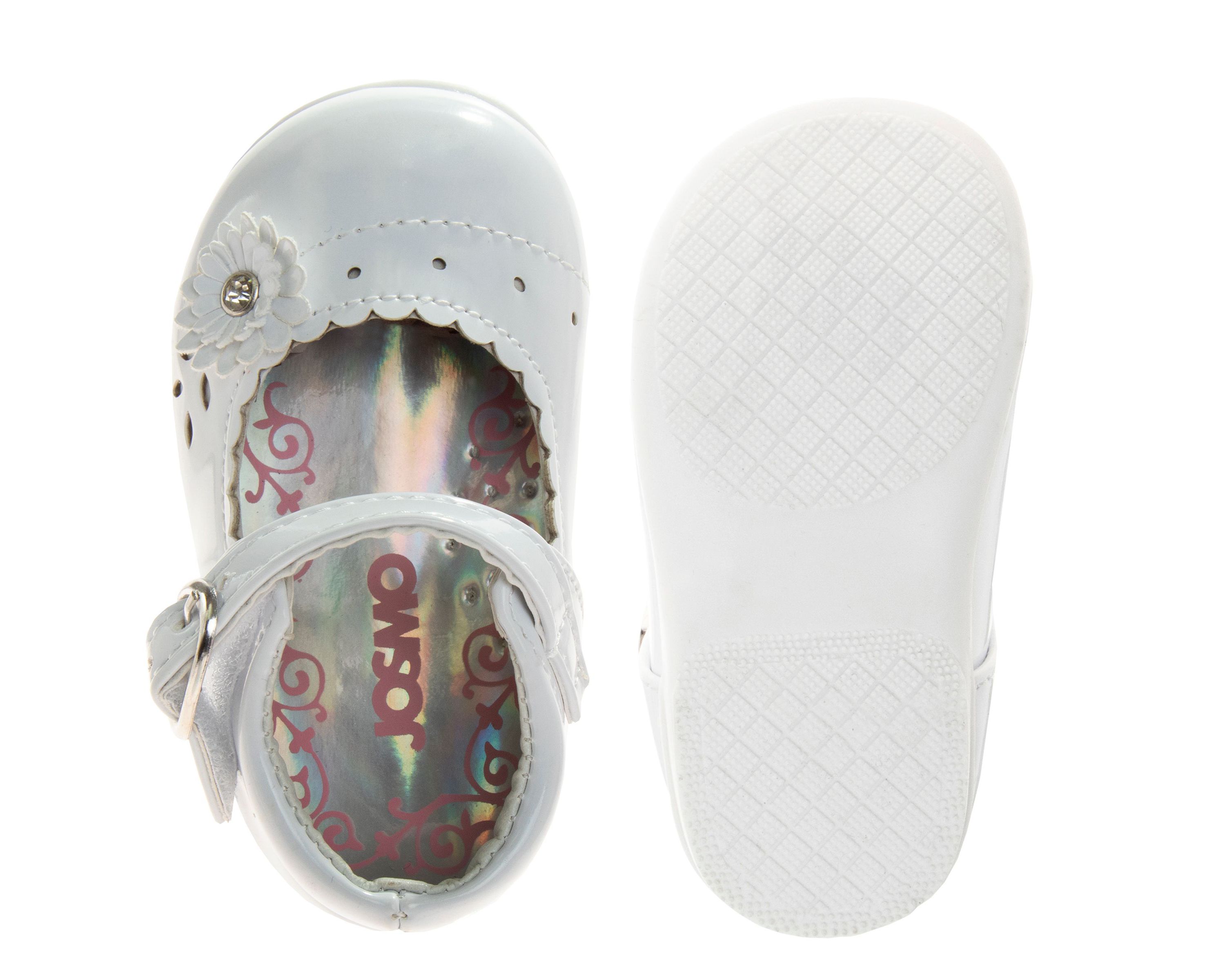Toddler Girls Dress Shoes with flower detail