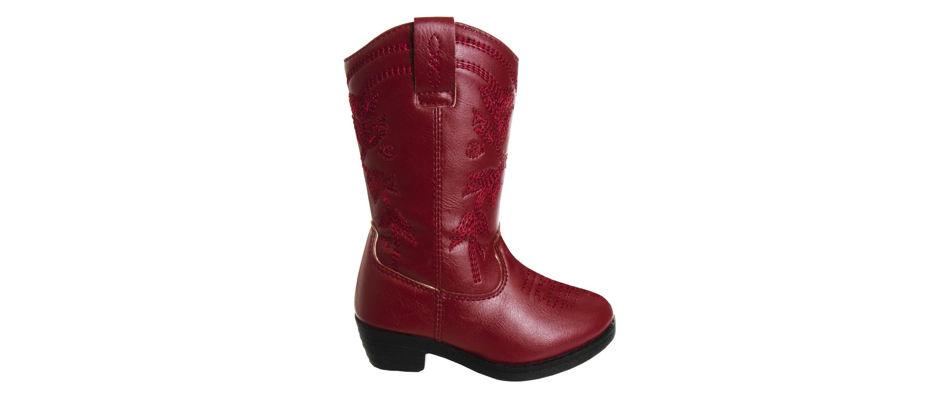 Girls zip up boot with heel
