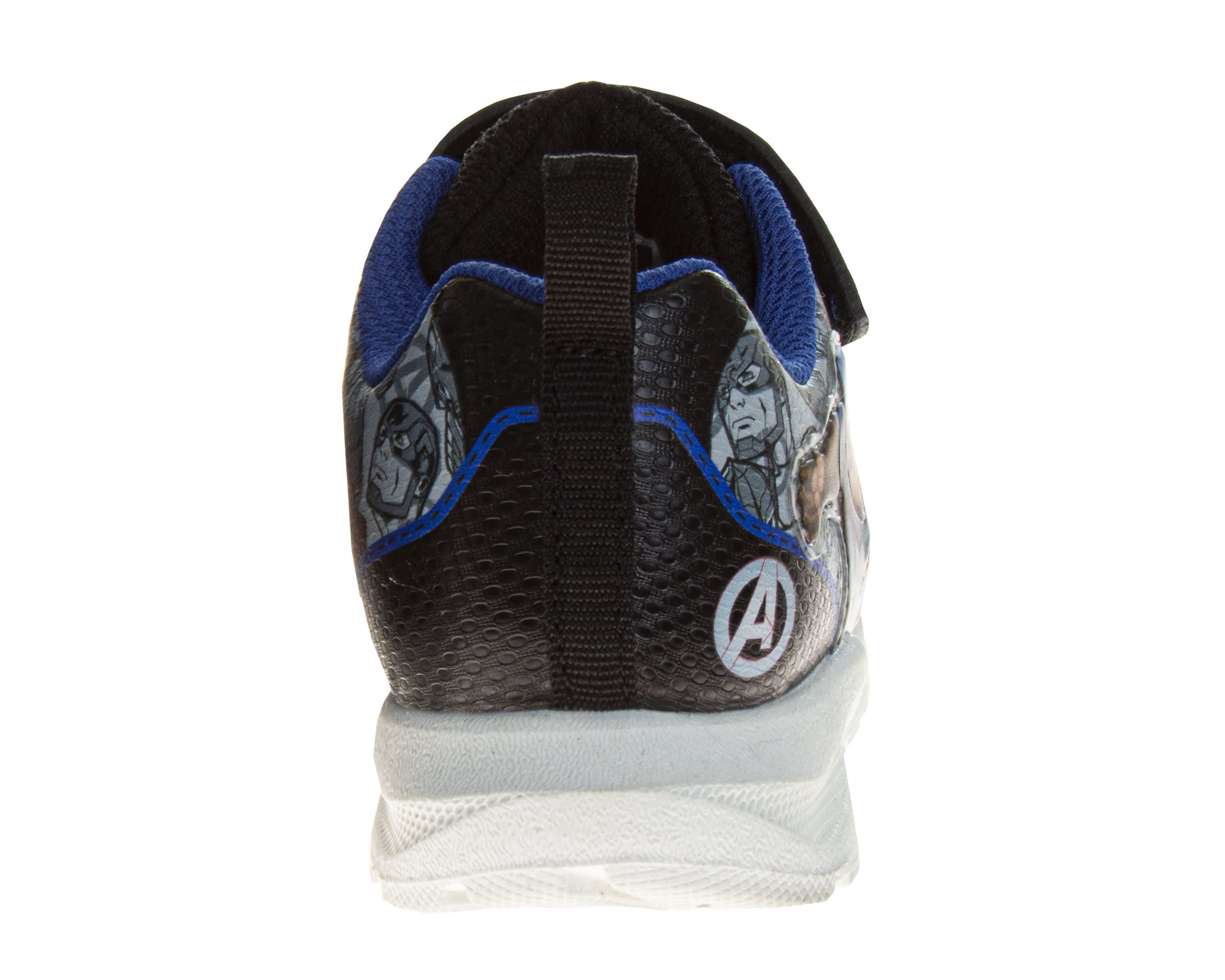 Marvel Avengers, Iron Man, Captain America Boys Light Up Sneakers. (Toddler/Little Kids)