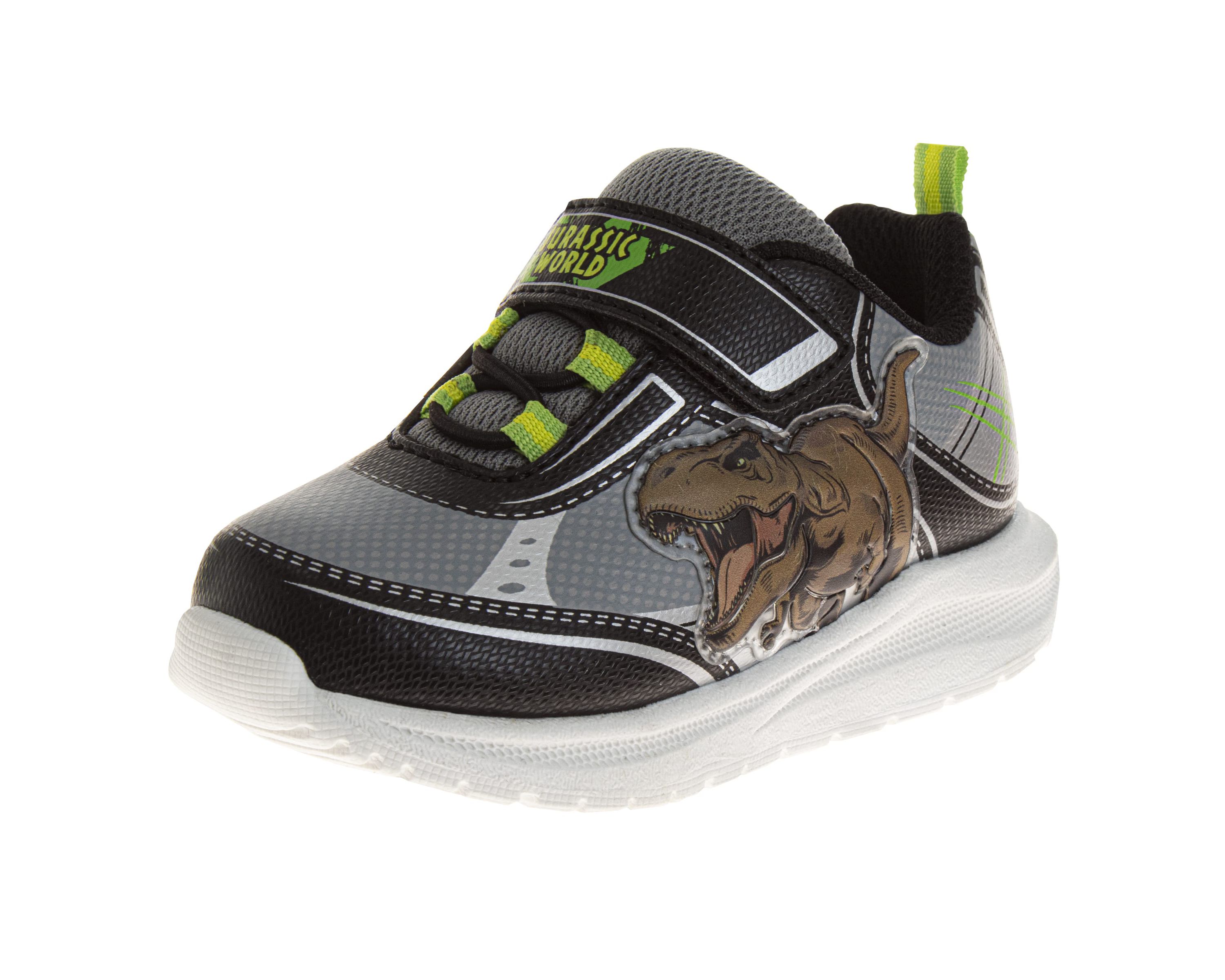 Jurassic World Boys Light Up Fashion Sneakers. (Toddler/Little Kids)