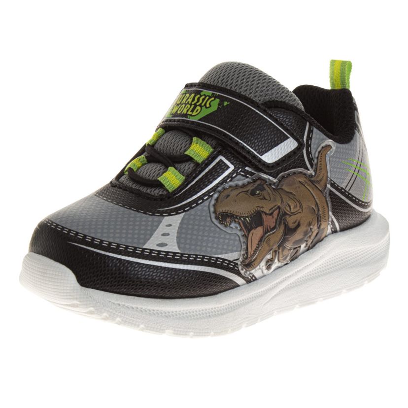 Jurassic World Boys Light Up Fashion Sneakers. (Toddler/Little Kids)