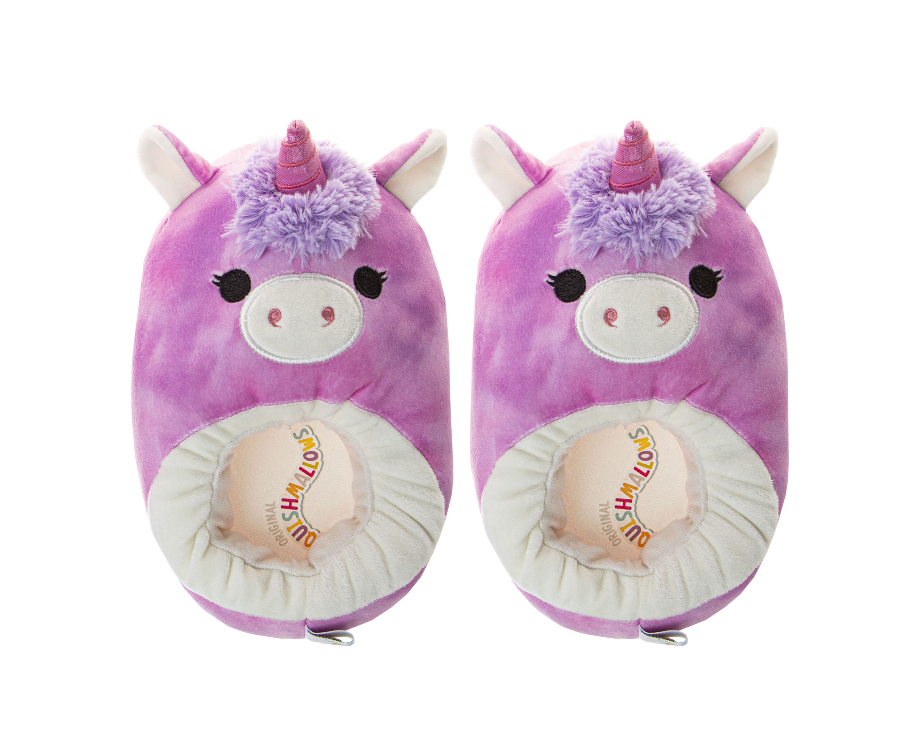 Squishmallow Lola the Unicorn Dual Sizes Womens Slippers.