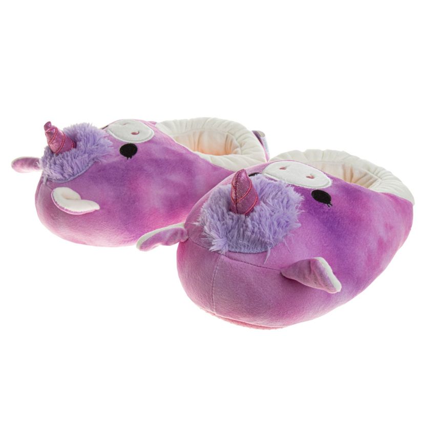 Squishmallow Lola the Unicorn Dual Sizes Womens Slippers.