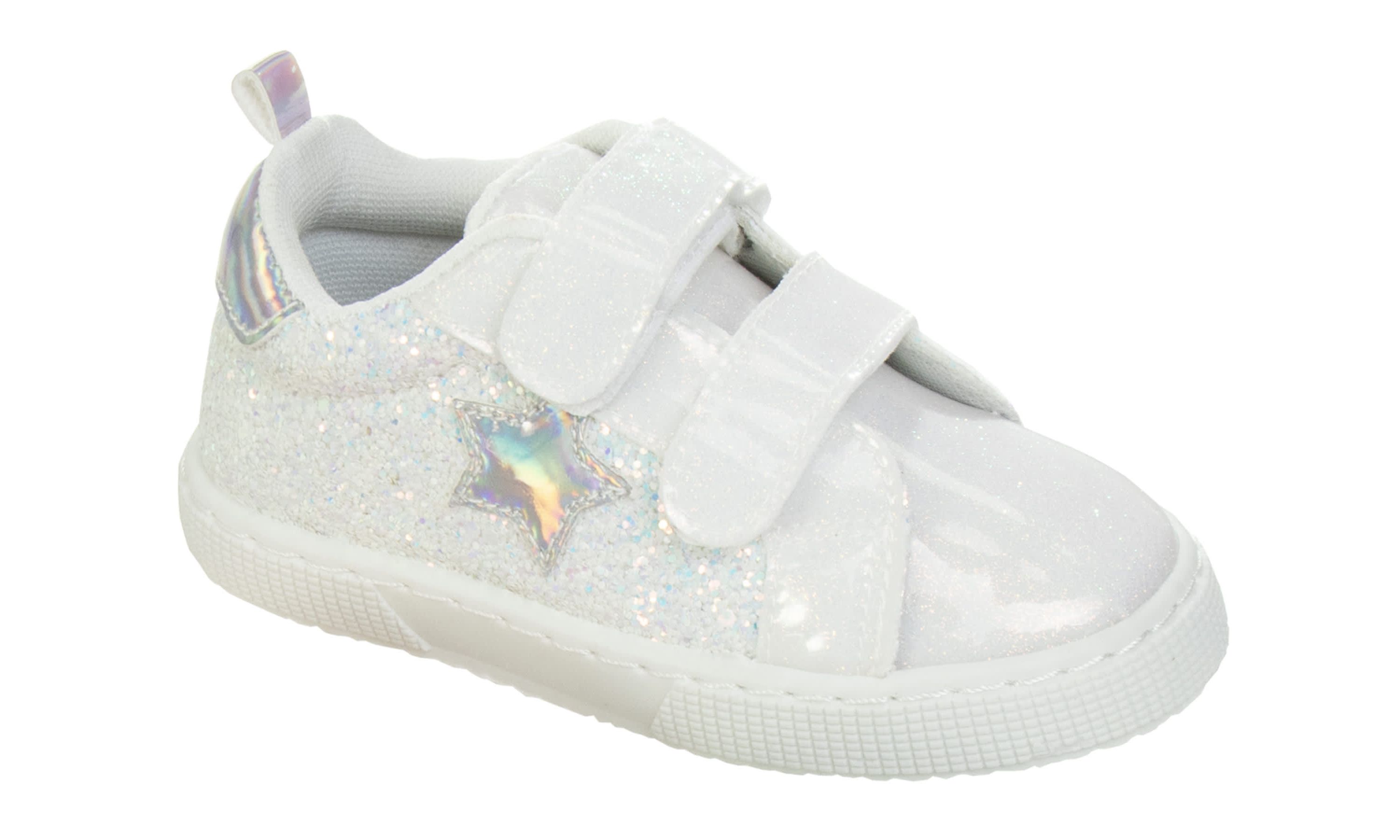 Laura Ashley Girls Hook and Loop Sneakers (Toddler/Little Girls)