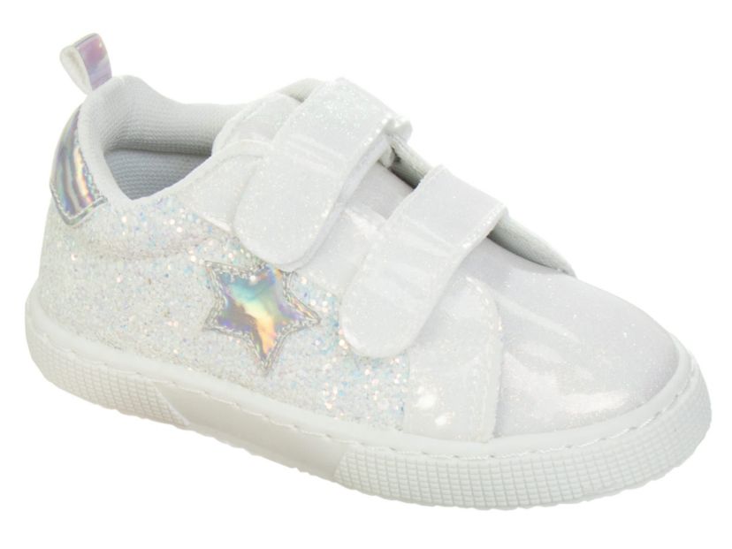 Laura Ashley Girls Hook and Loop Sneakers (Toddler/Little Girls)