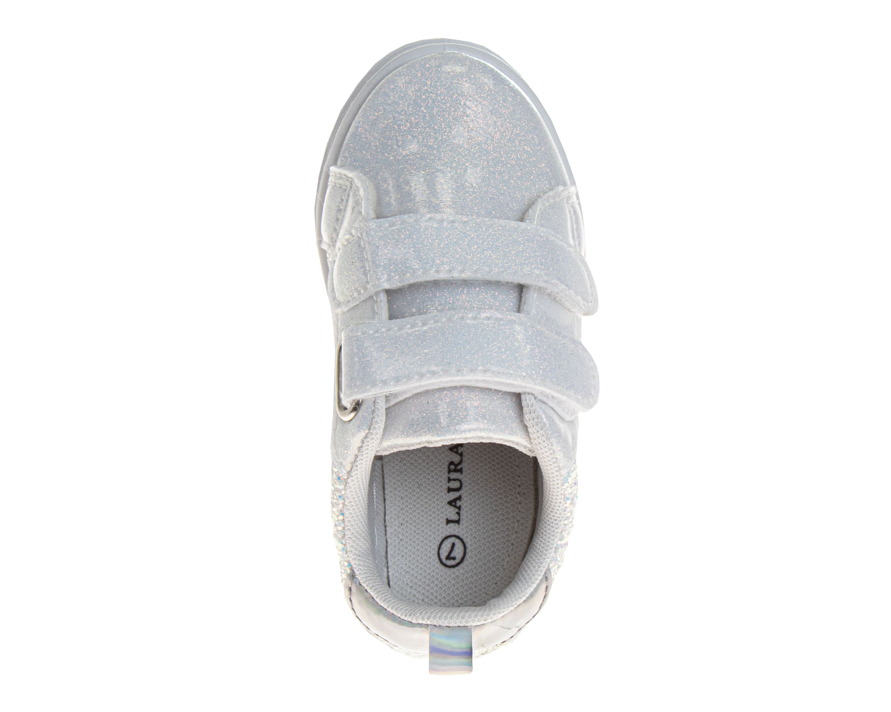 Laura Ashley Girls Hook and Loop Sneakers (Toddler/Little Girls)