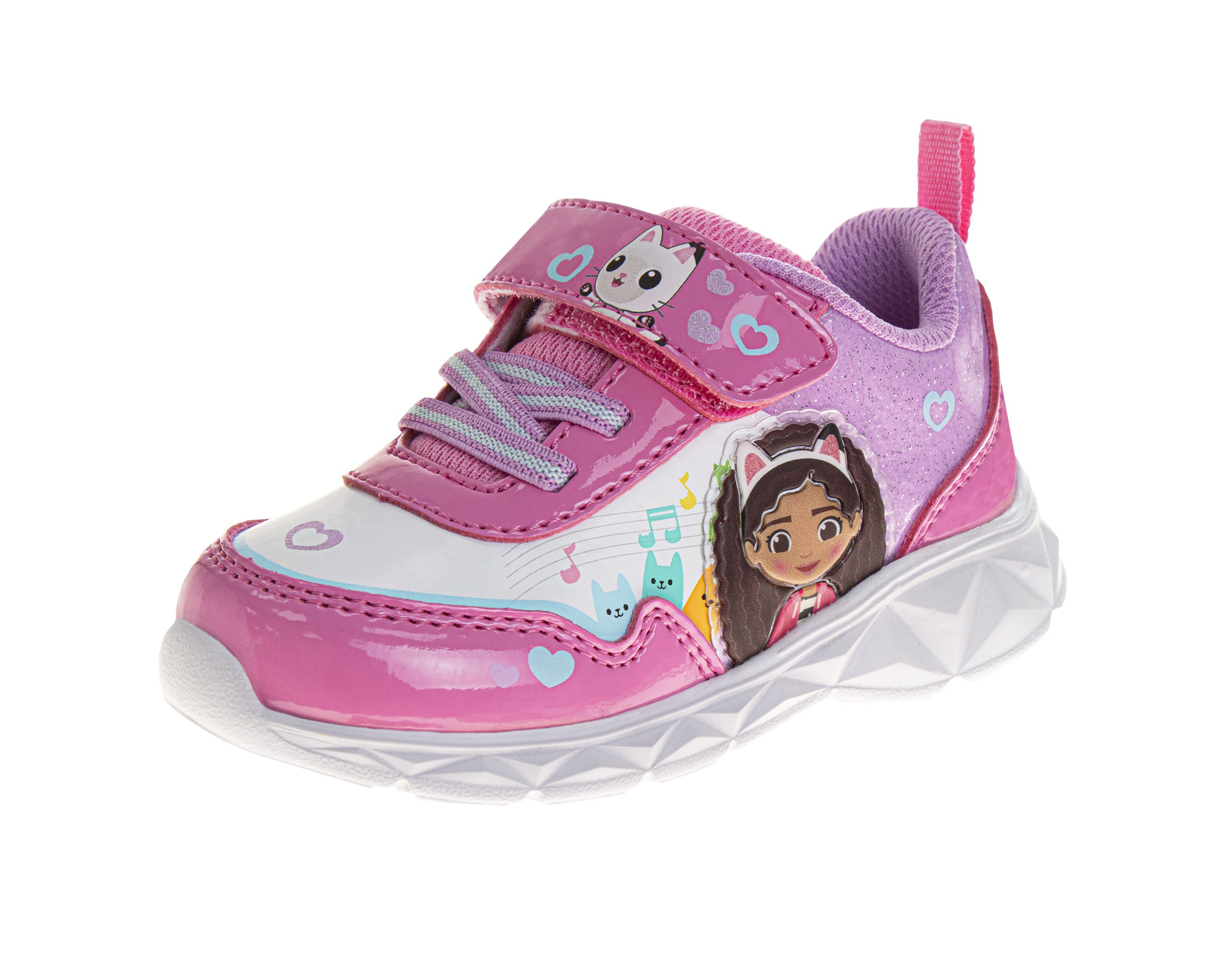 Gabbys Dollhouse Girls Light Up Fashion Sneakers. (Toddler/Little Kids)