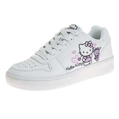 Hello Kitty Girls' Sneakers, White, 4M Big Kid