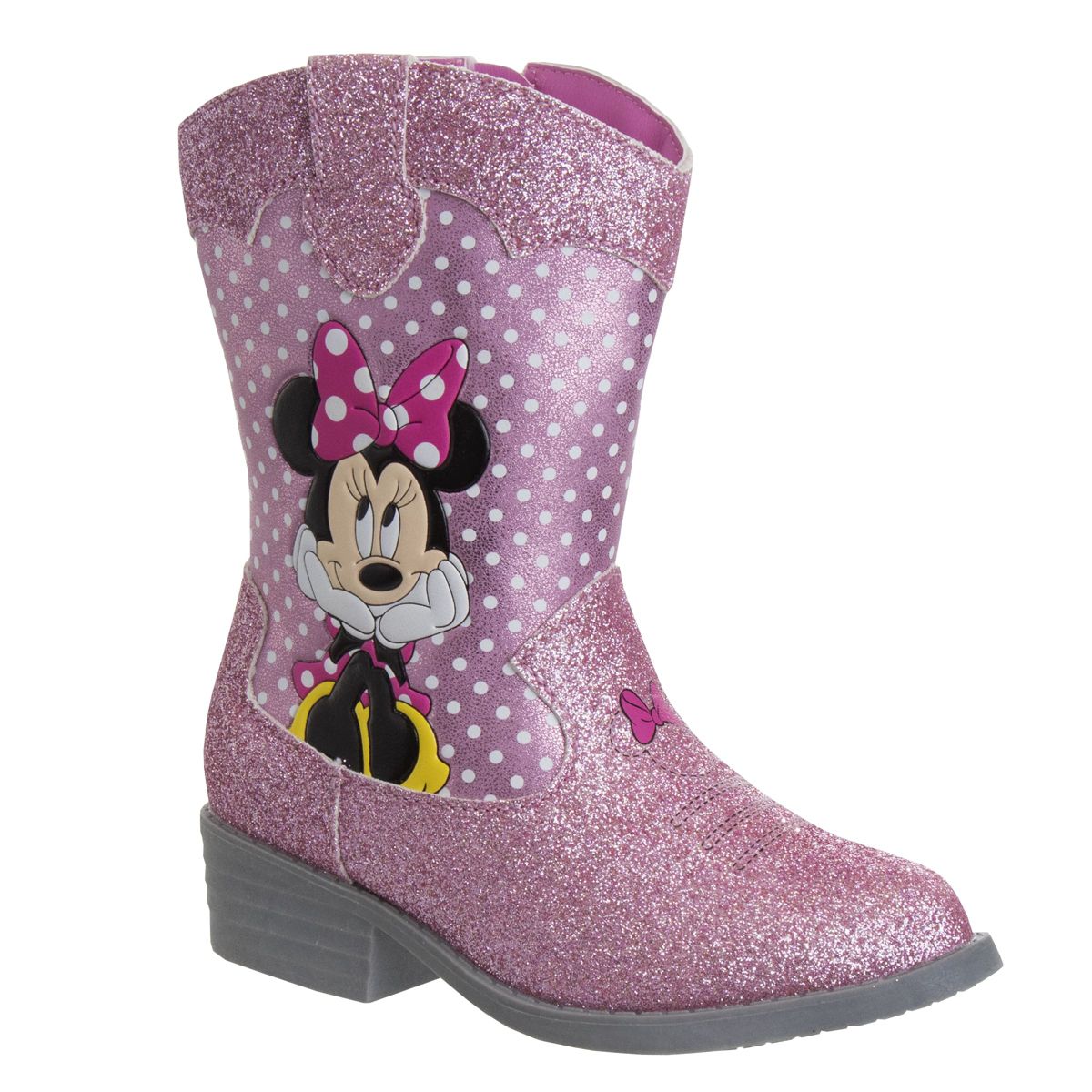 Disney Minnie Mouse Girls Cowgirl Boots (Toddler/Little Kids)