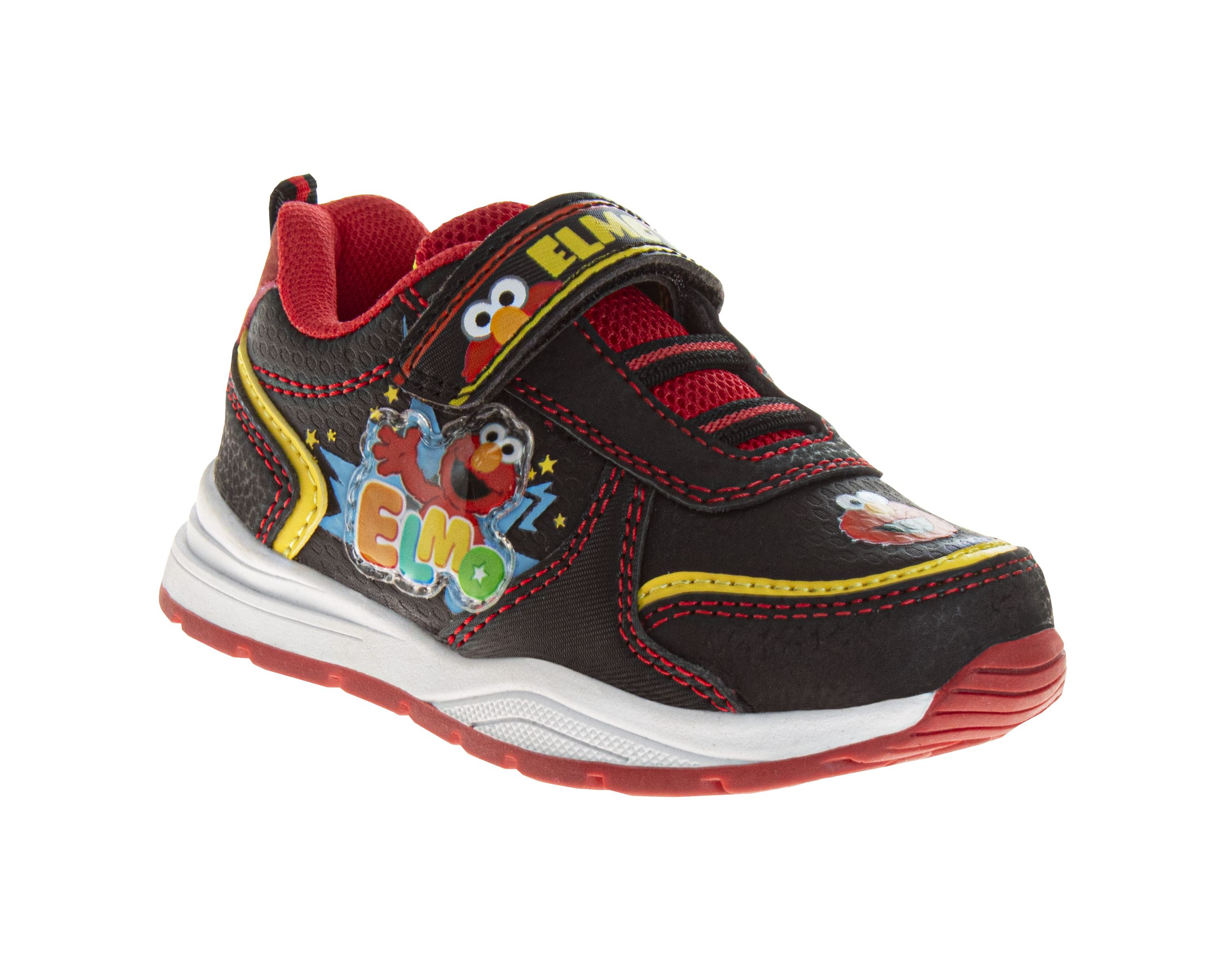 Sesame Street Kids Elmo Hook and Loop Fashion Sneaker. (Toddler/Little Kids)