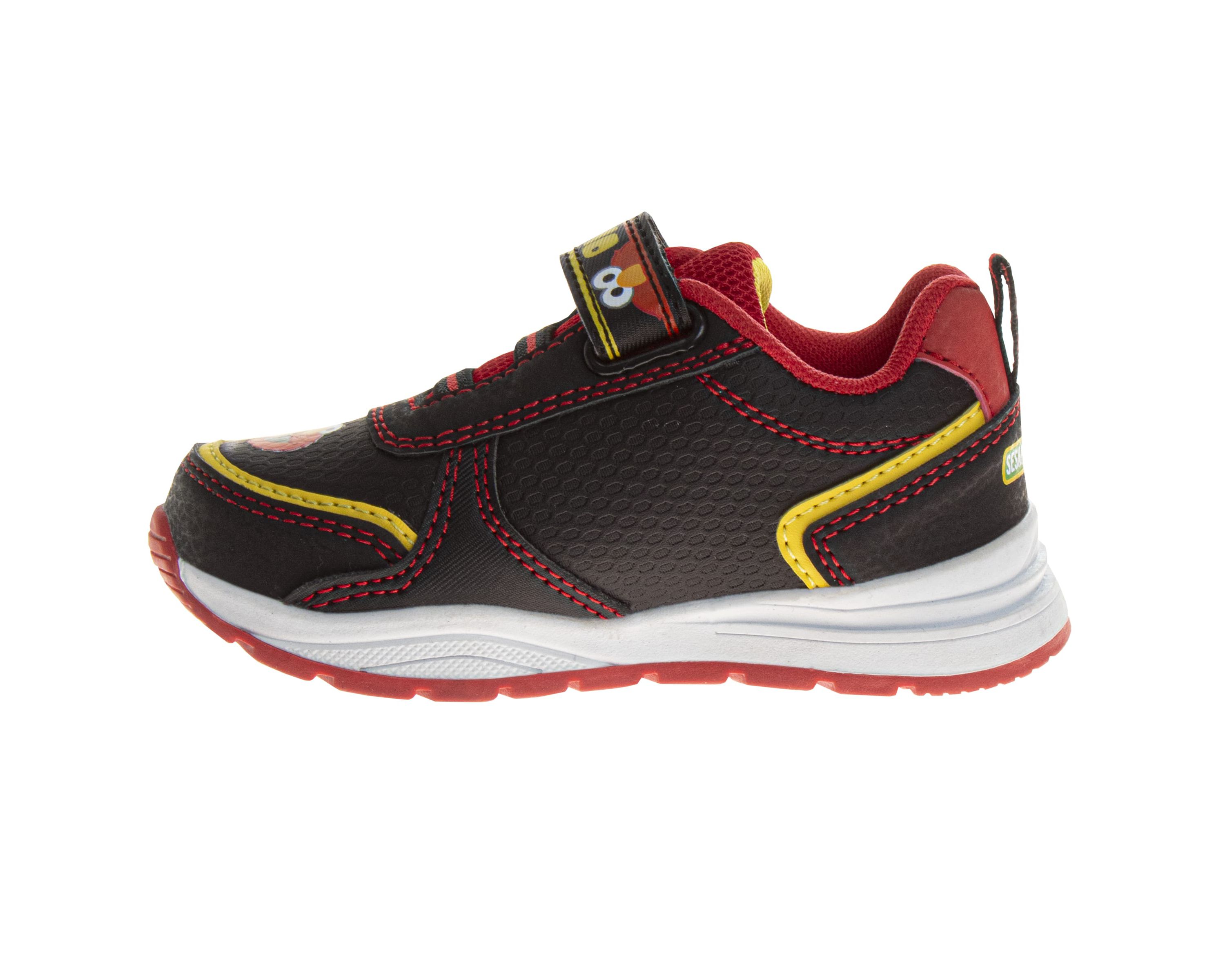 Sesame Street Kids Elmo Hook and Loop Fashion Sneaker. (Toddler/Little Kids)