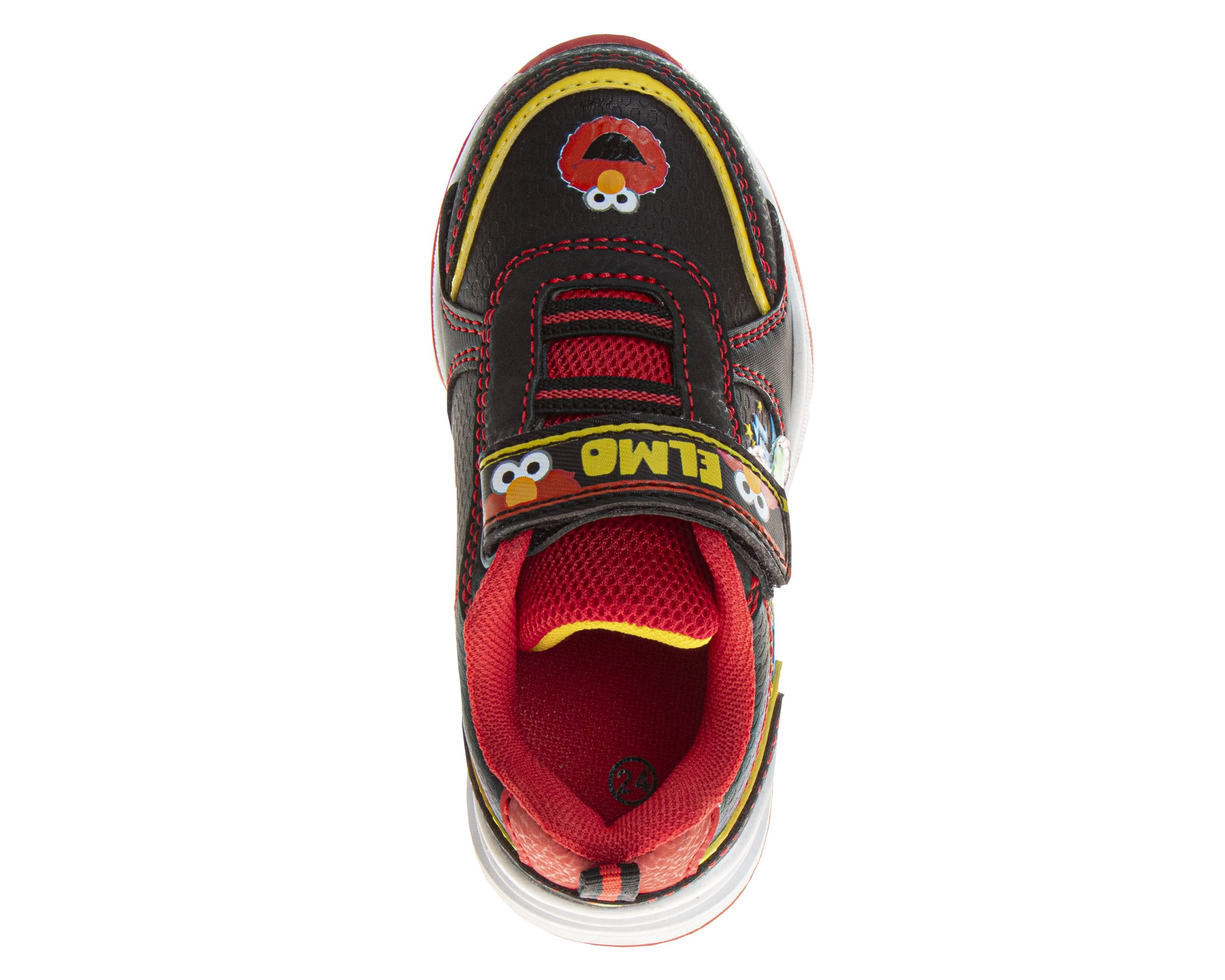 Sesame Street Kids Elmo Hook and Loop Fashion Sneaker. (Toddler/Little Kids)