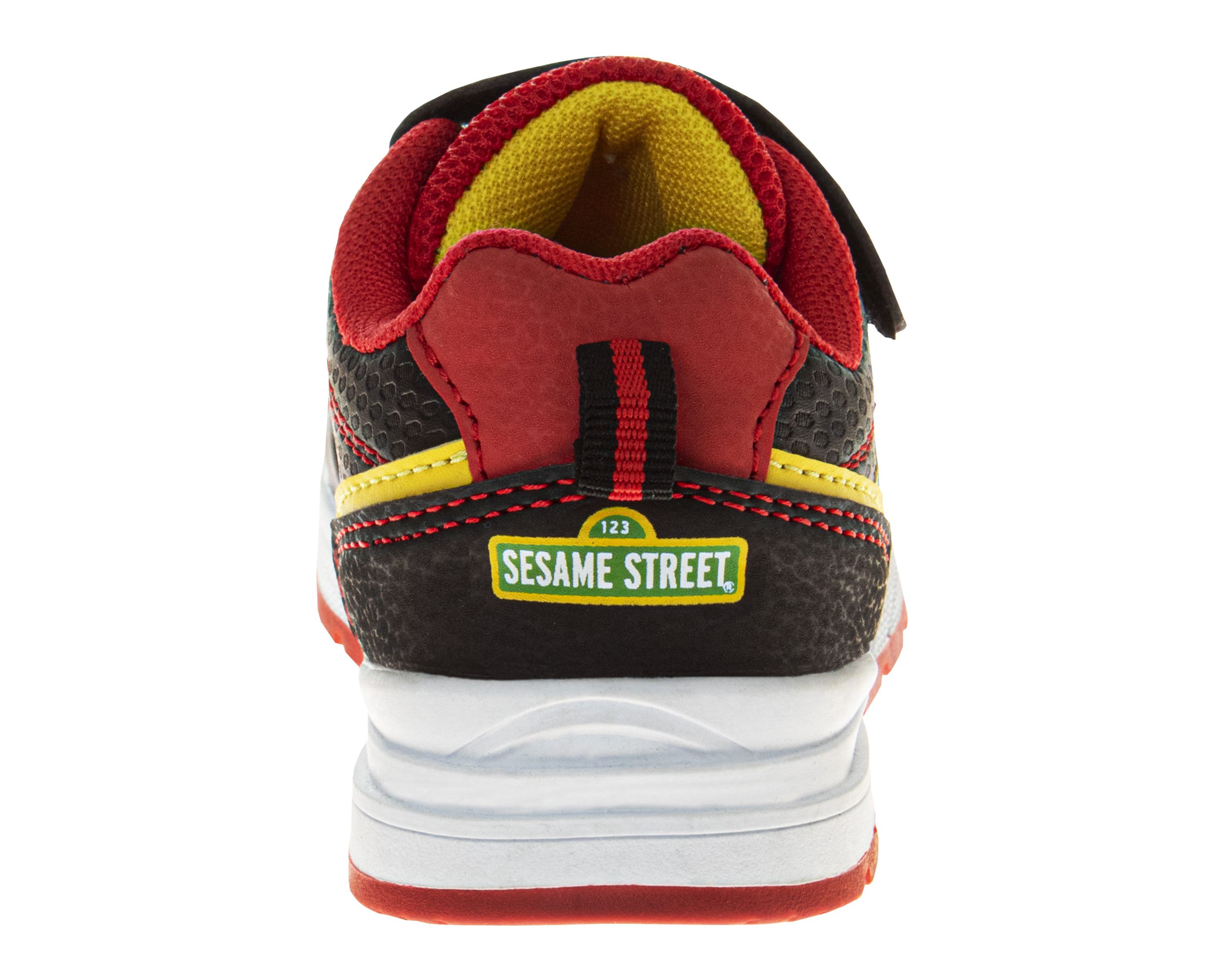 Sesame Street Kids Elmo Hook and Loop Fashion Sneaker. (Toddler/Little Kids)