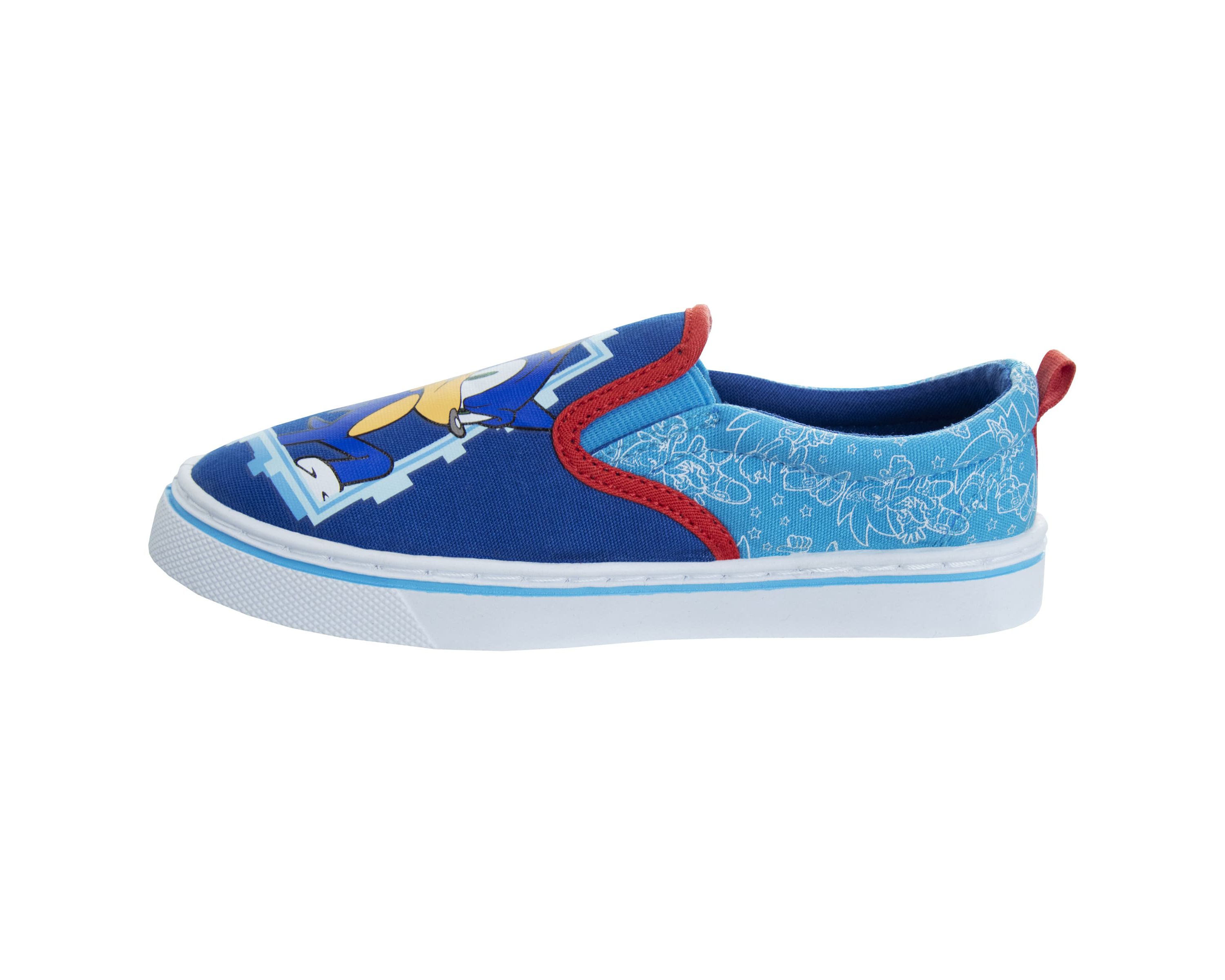 Sonic the Hedgehog Boys Slip On Canvas Sneakers. (Little Kids/Big Kids)
