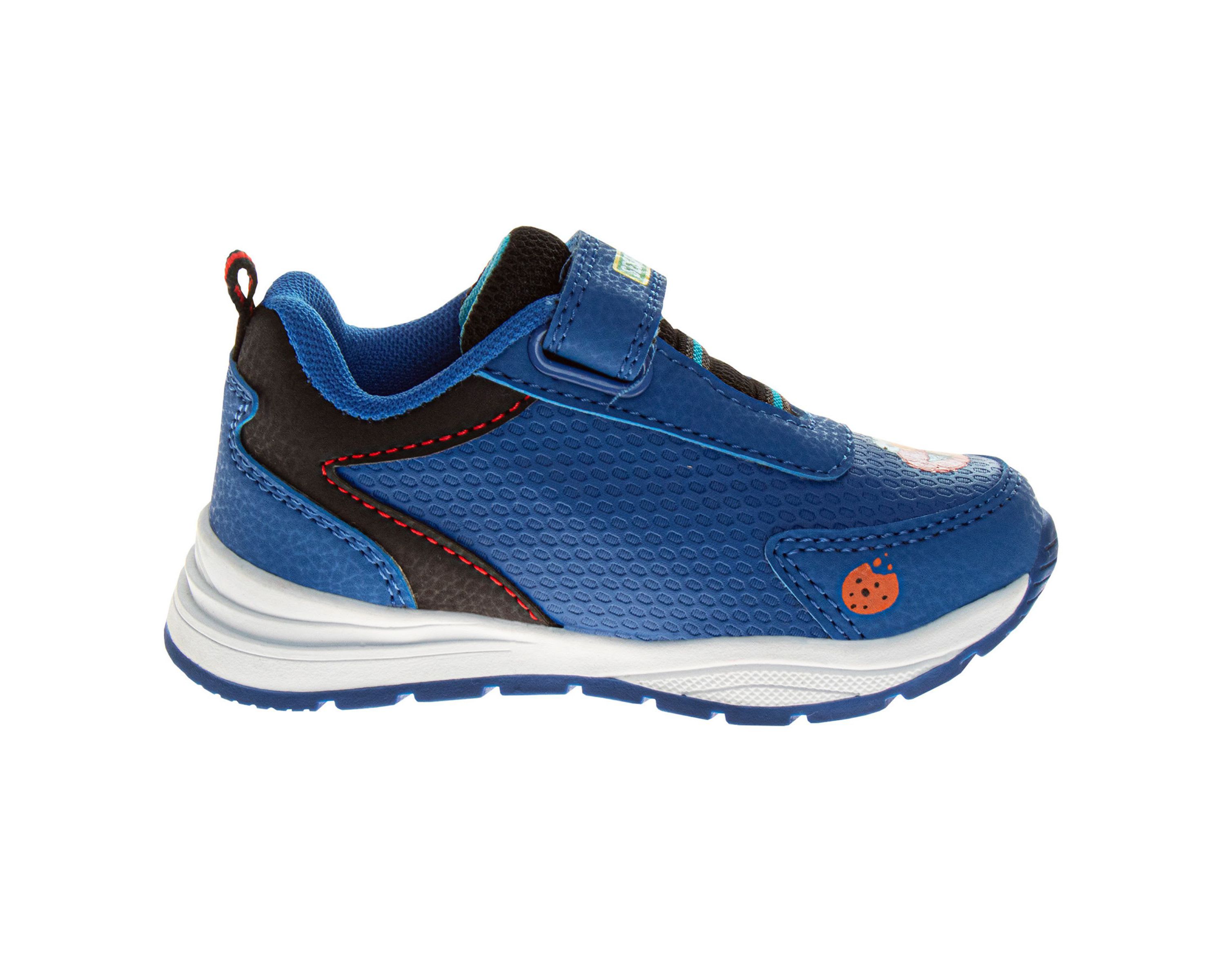 Sesame Street Kids Cookie and Elmo Hook and Loop Fashion Sneaker
