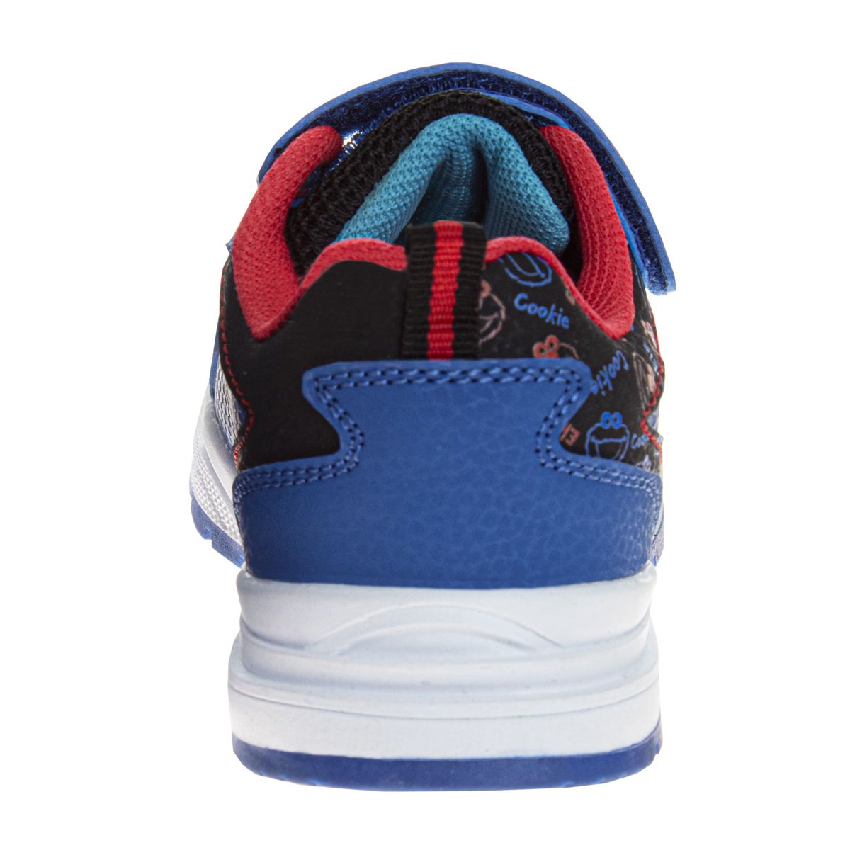 Sesame Street Kids Cookie and Elmo Hook and Loop Fashion Sneaker