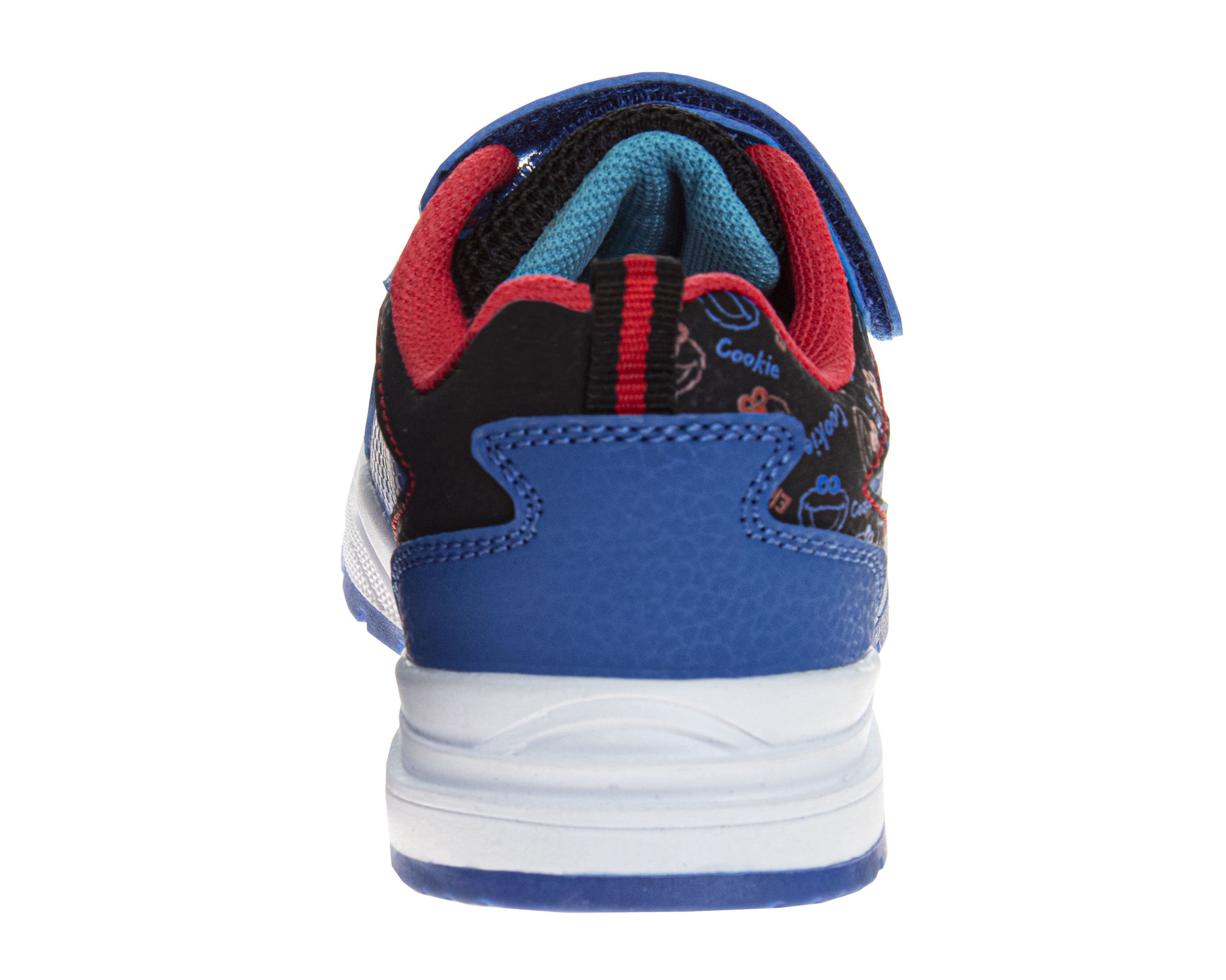 Sesame Street Kids Cookie and Elmo Hook and Loop Fashion Sneaker