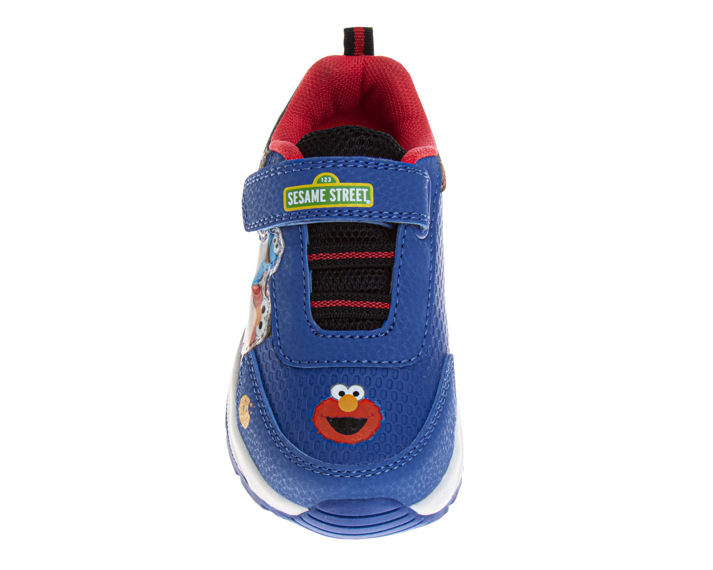 Sesame Street Kids Cookie and Elmo Hook and Loop Fashion Sneaker