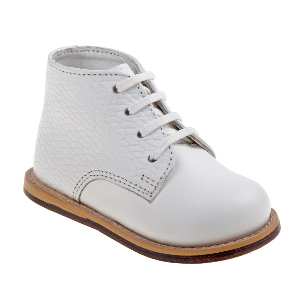 Josmo 8190 Woven Print Toddlers Medium Width Walking Shoes