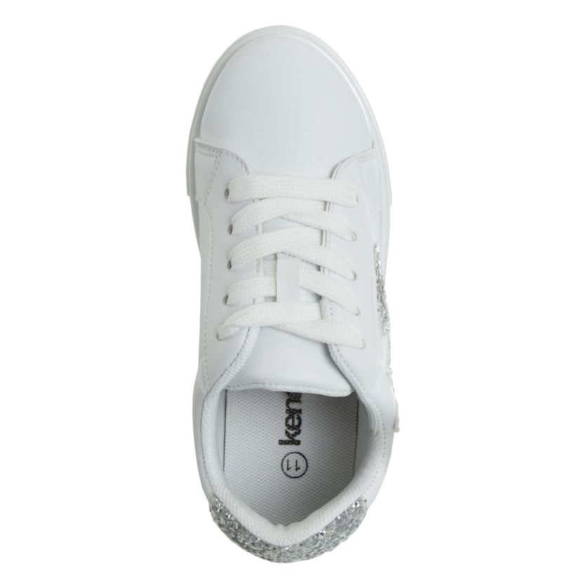 Kensie Girl Lace Up Girls Glittery Casual Sneakers. (Little Kids/Big Kids)