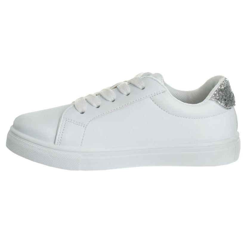 Kensie Girl Lace Up Girls Glittery Casual Sneakers. (Little Kids/Big Kids)