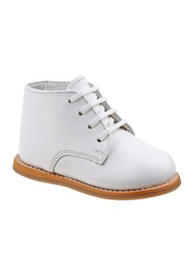 White hard bottom baby on sale shoes