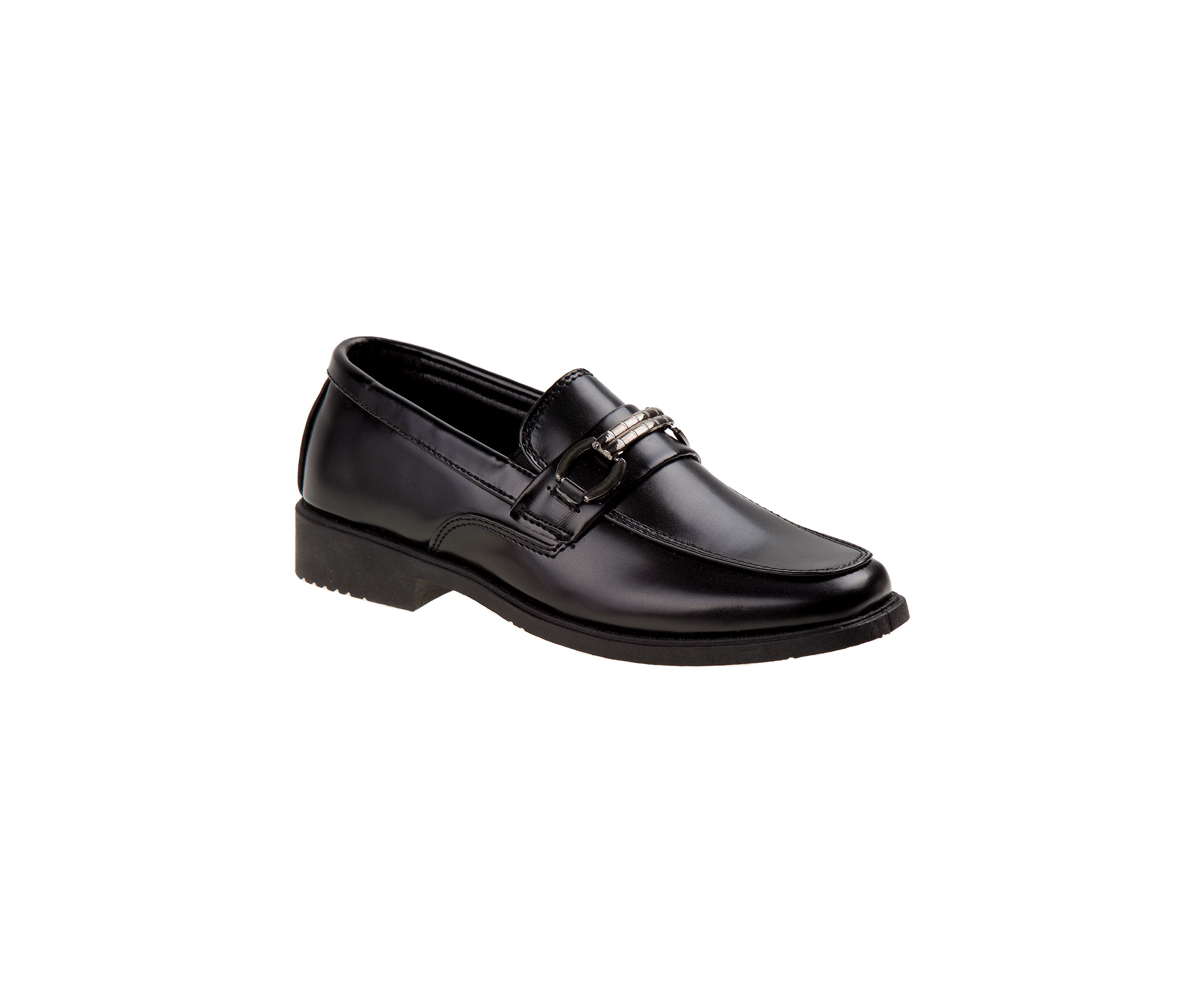 Josmo Boys Slip on dress shoes w/ metal accent