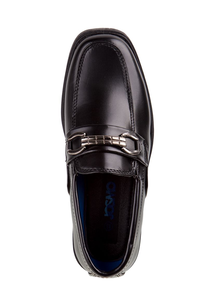 Josmo Boys Slip on dress shoes w/ metal accent