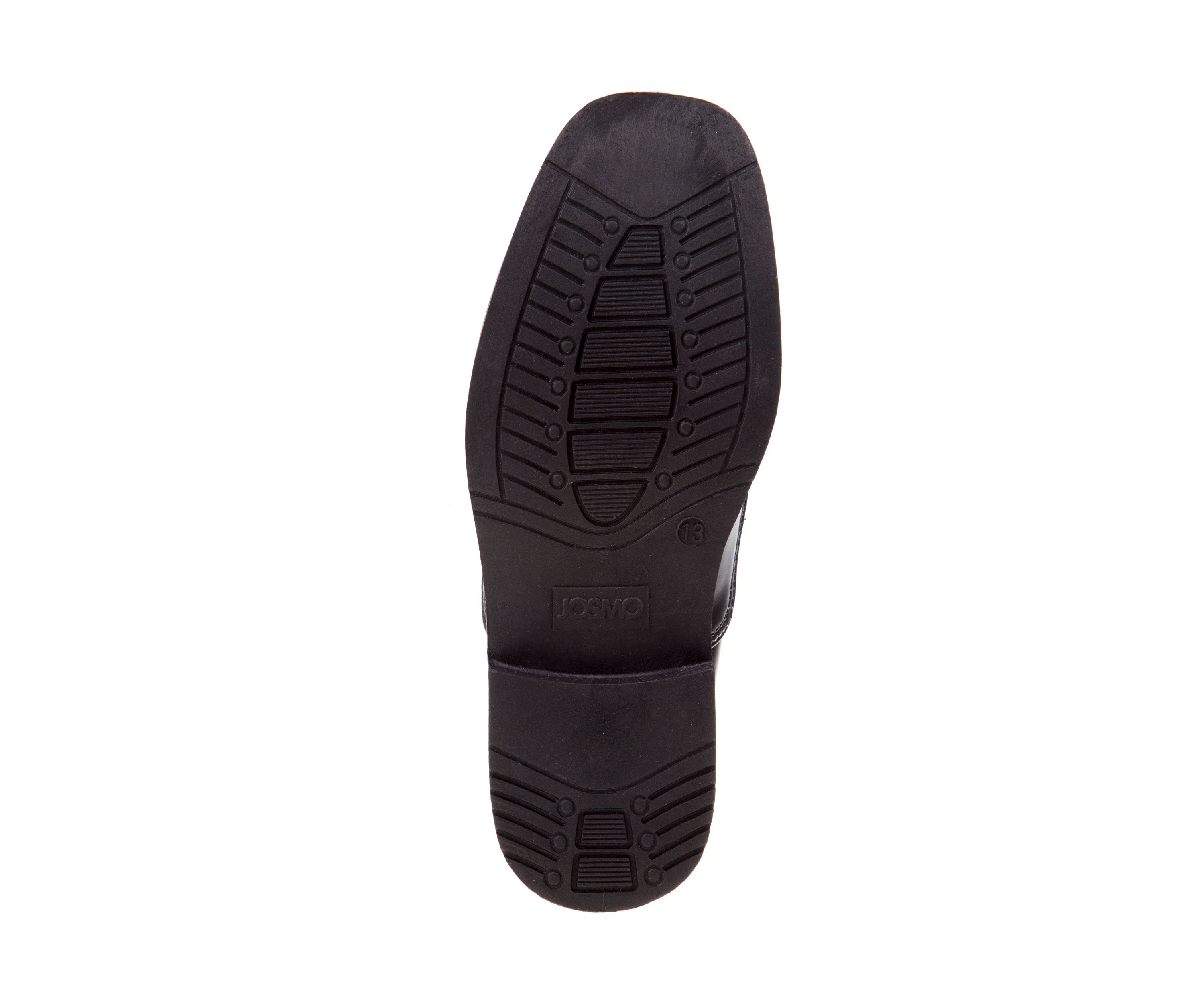 Josmo Boys Slip on dress shoes w/ metal accent
