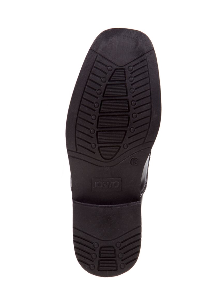 Josmo Boys Slip on dress shoes w/ metal accent