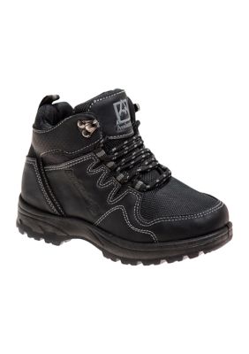 Avalanche Little Kids Boys Hiker Boots, Black, 2M Big Kid