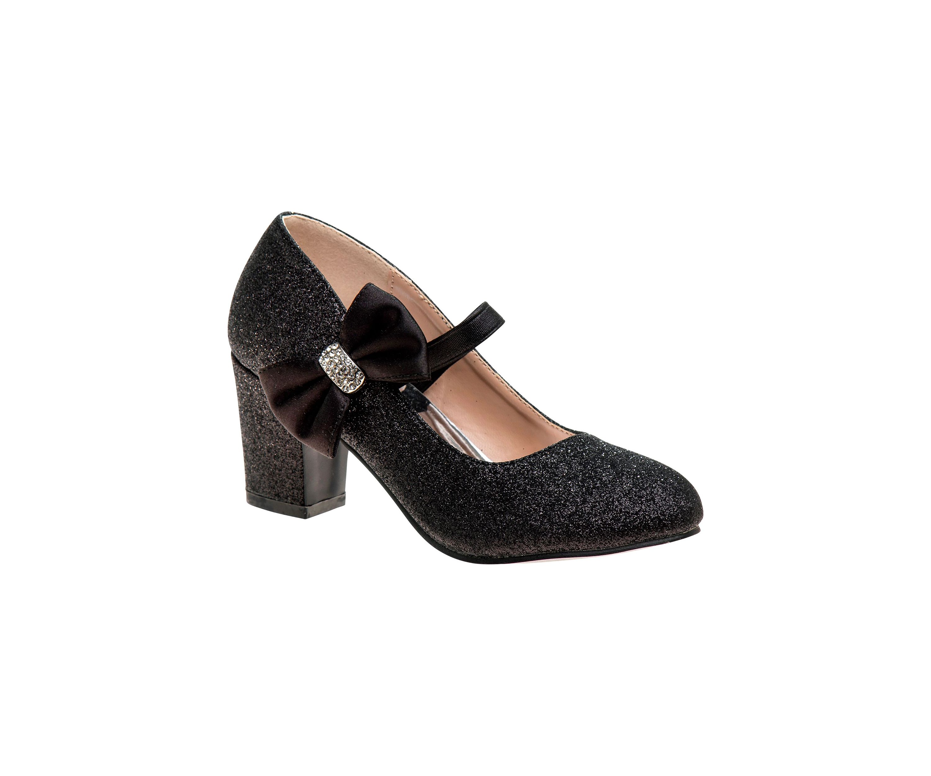 Little Kids  Girls Block Heel Dress Shoes