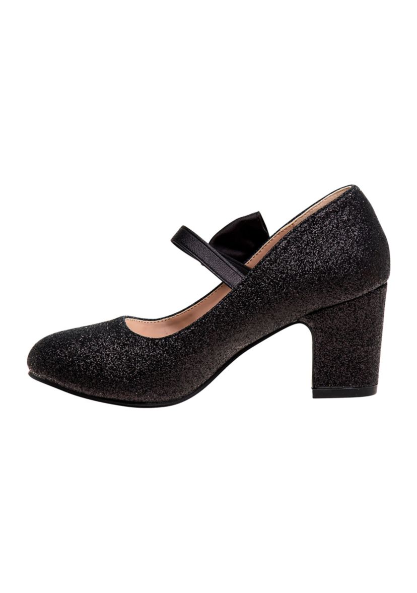 Little Kids  Girls Block Heel Dress Shoes