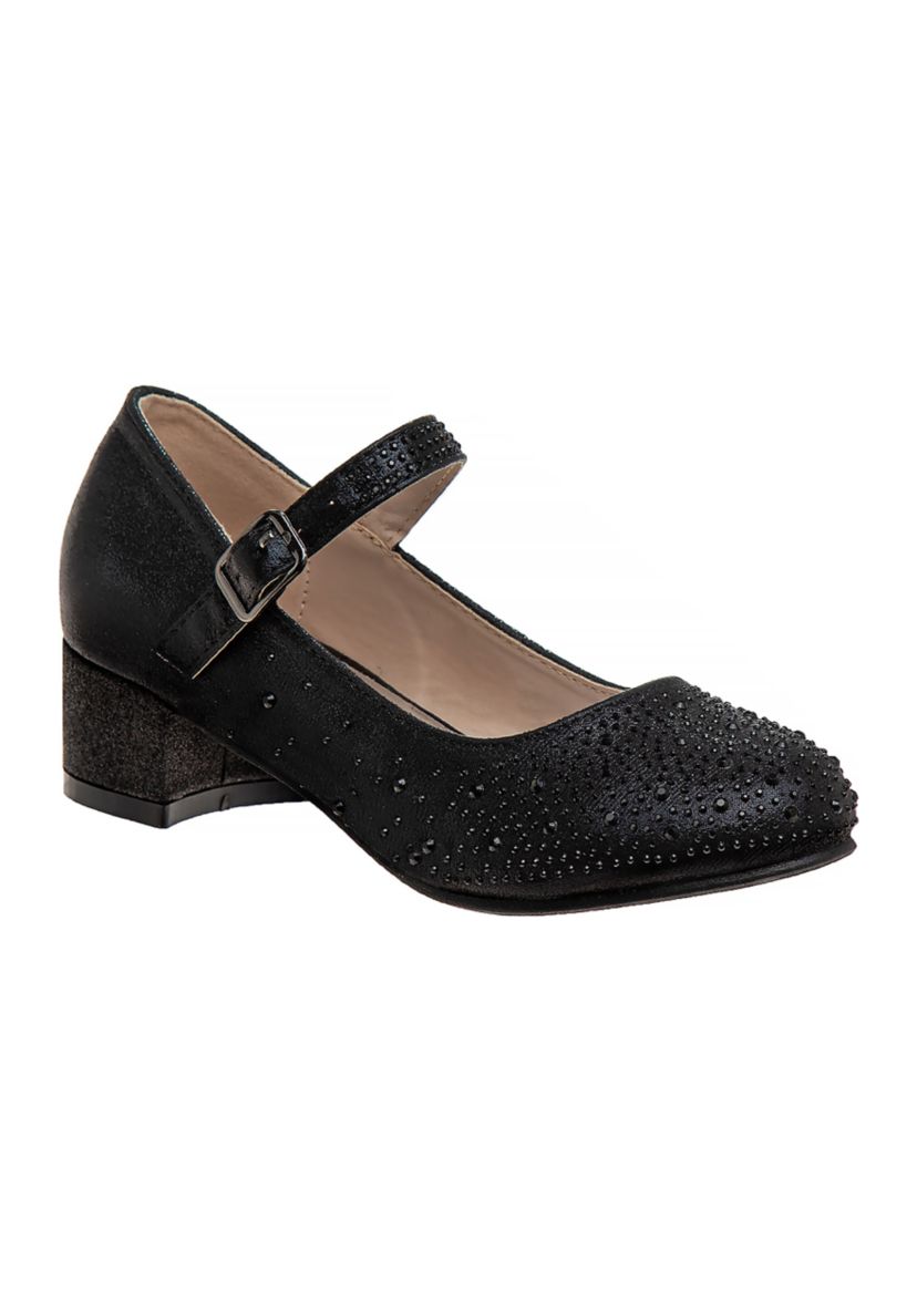 Little Kids  Girls Block Heel Dress Shoes