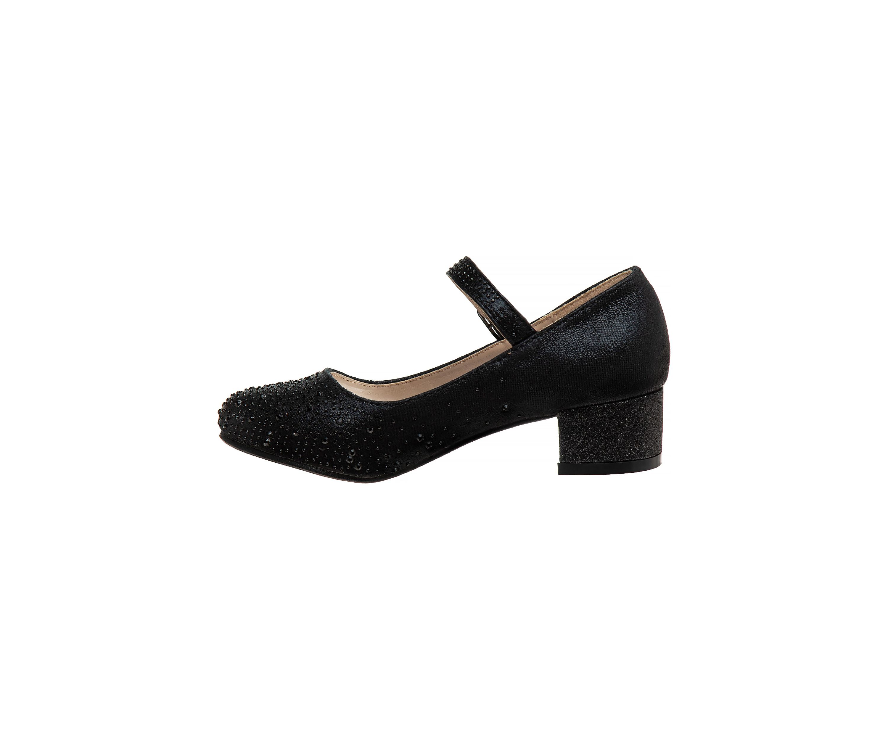 Little Kids  Girls Block Heel Dress Shoes