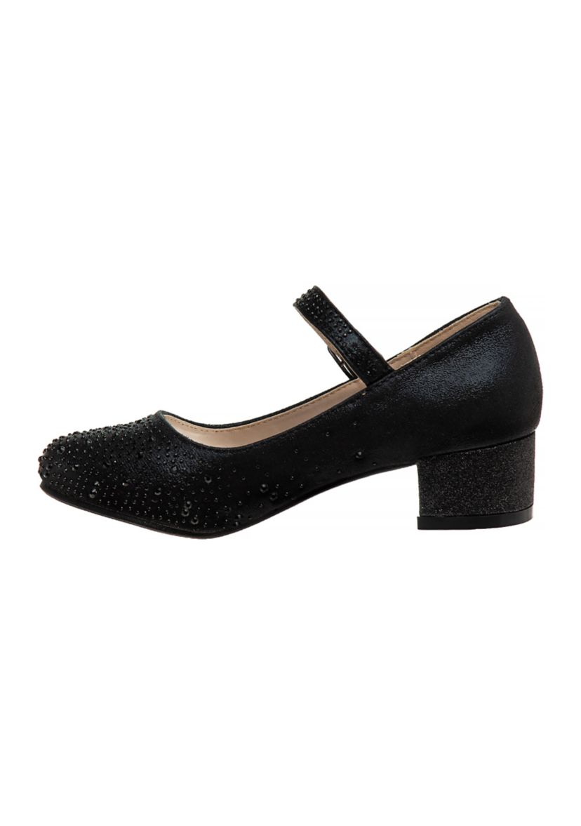 Little Kids  Girls Block Heel Dress Shoes
