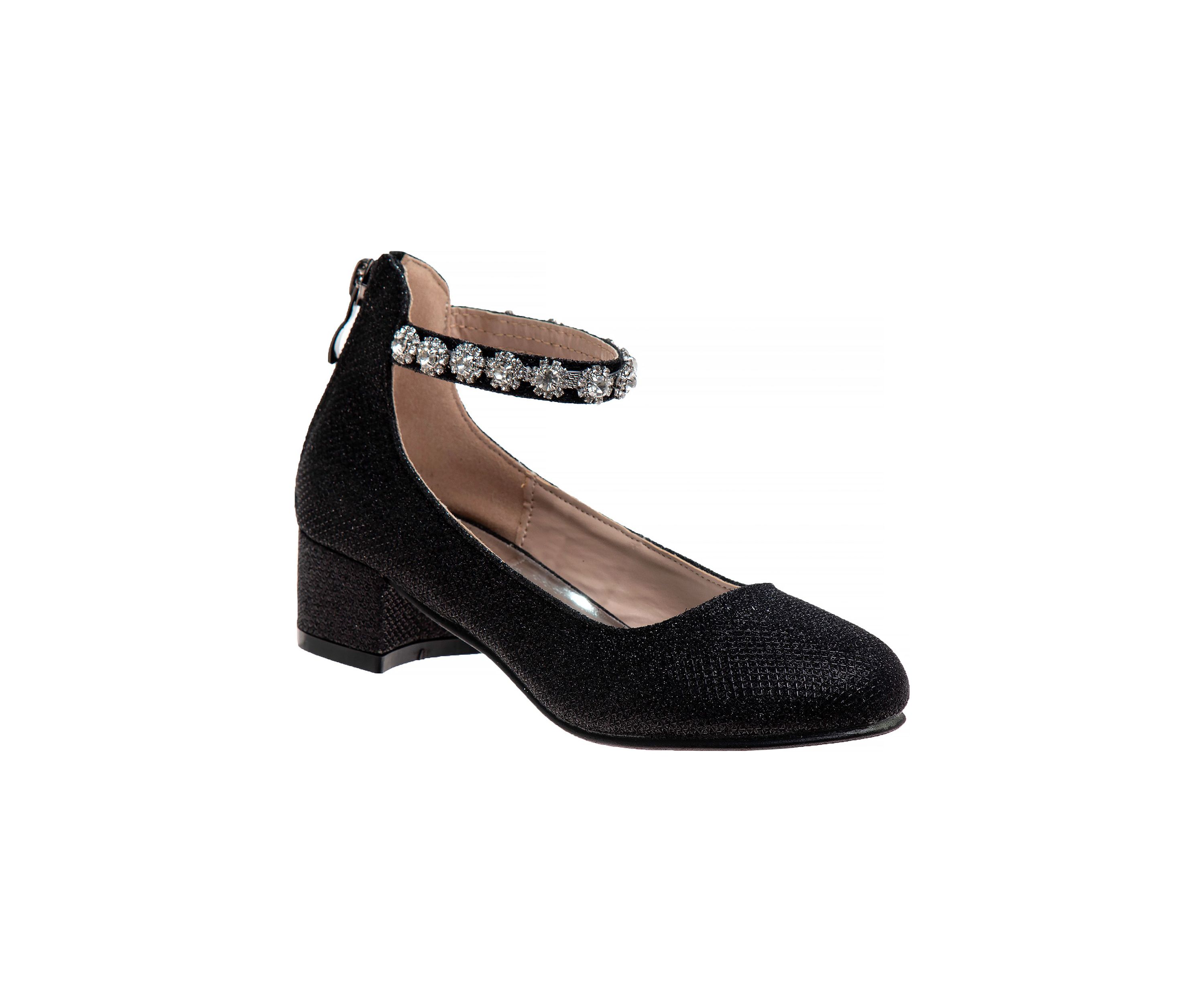 Little Kids  Girls Block Heel Dress Shoes
