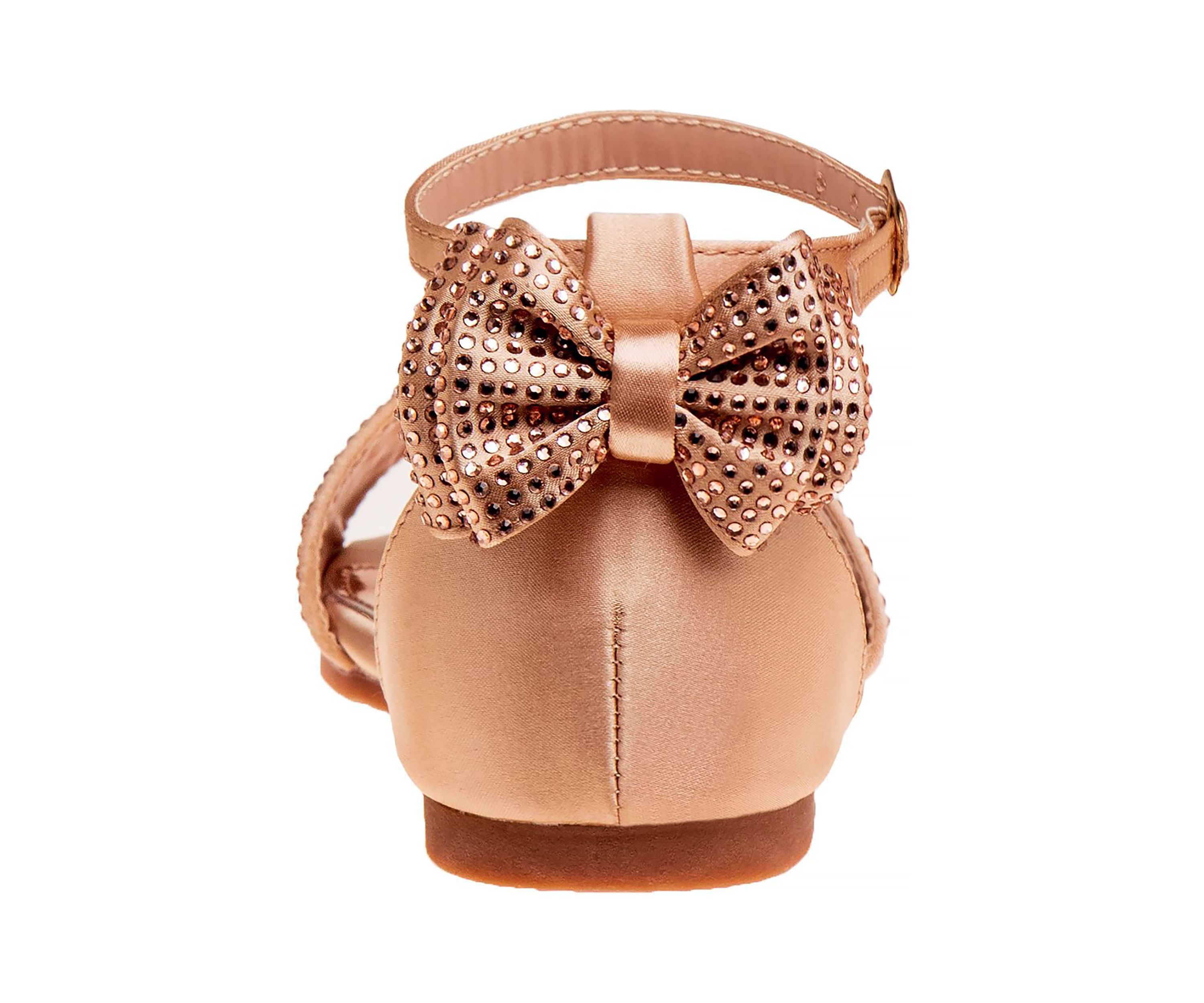 Girls Open Toe and Ankle Strap Buckle Flat Sandals