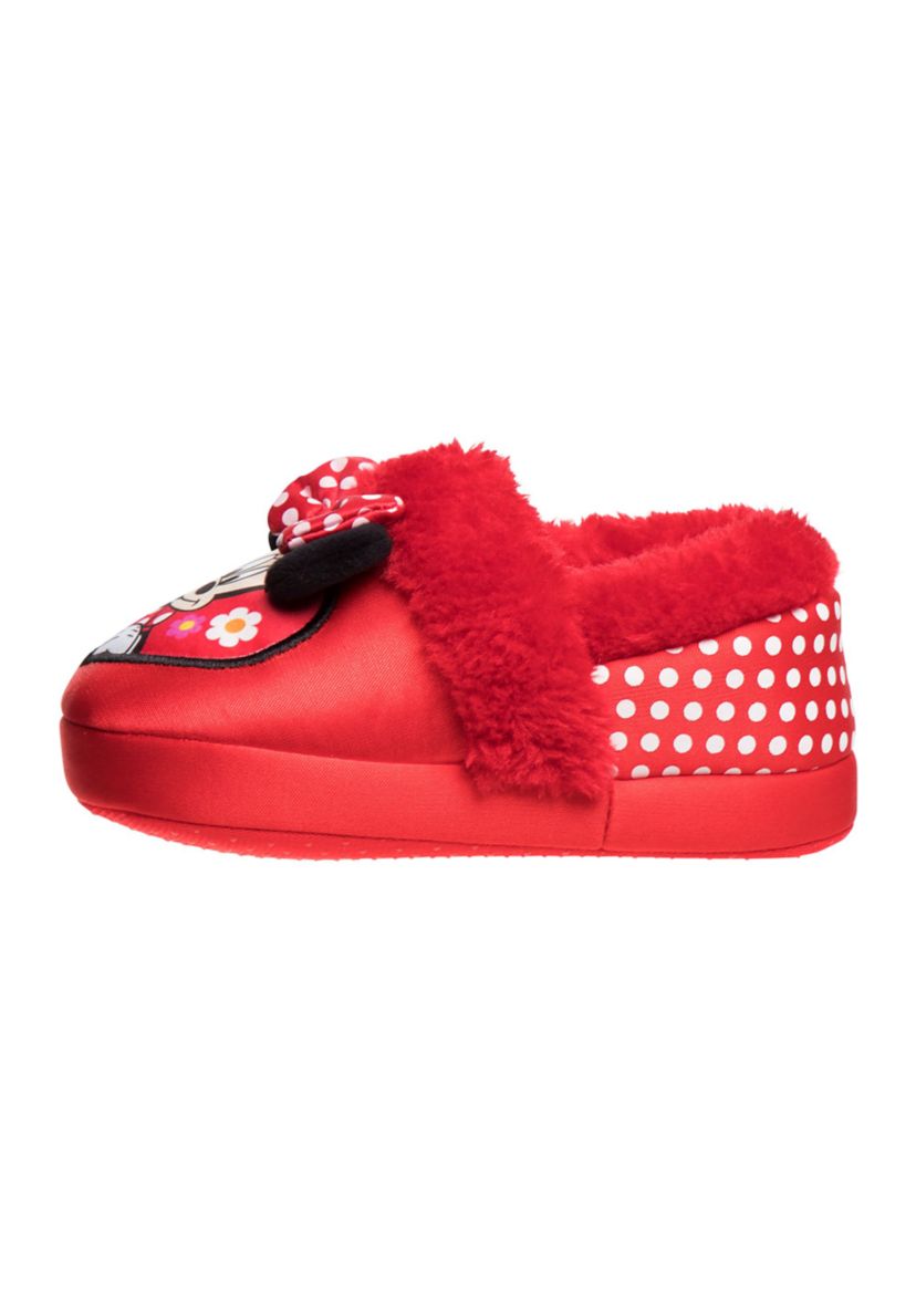 Minnie Mouse Toddler  Dual Sizes Girls Minnie Slippers