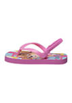 Toddler Girls Paw Patrol Flip Flops