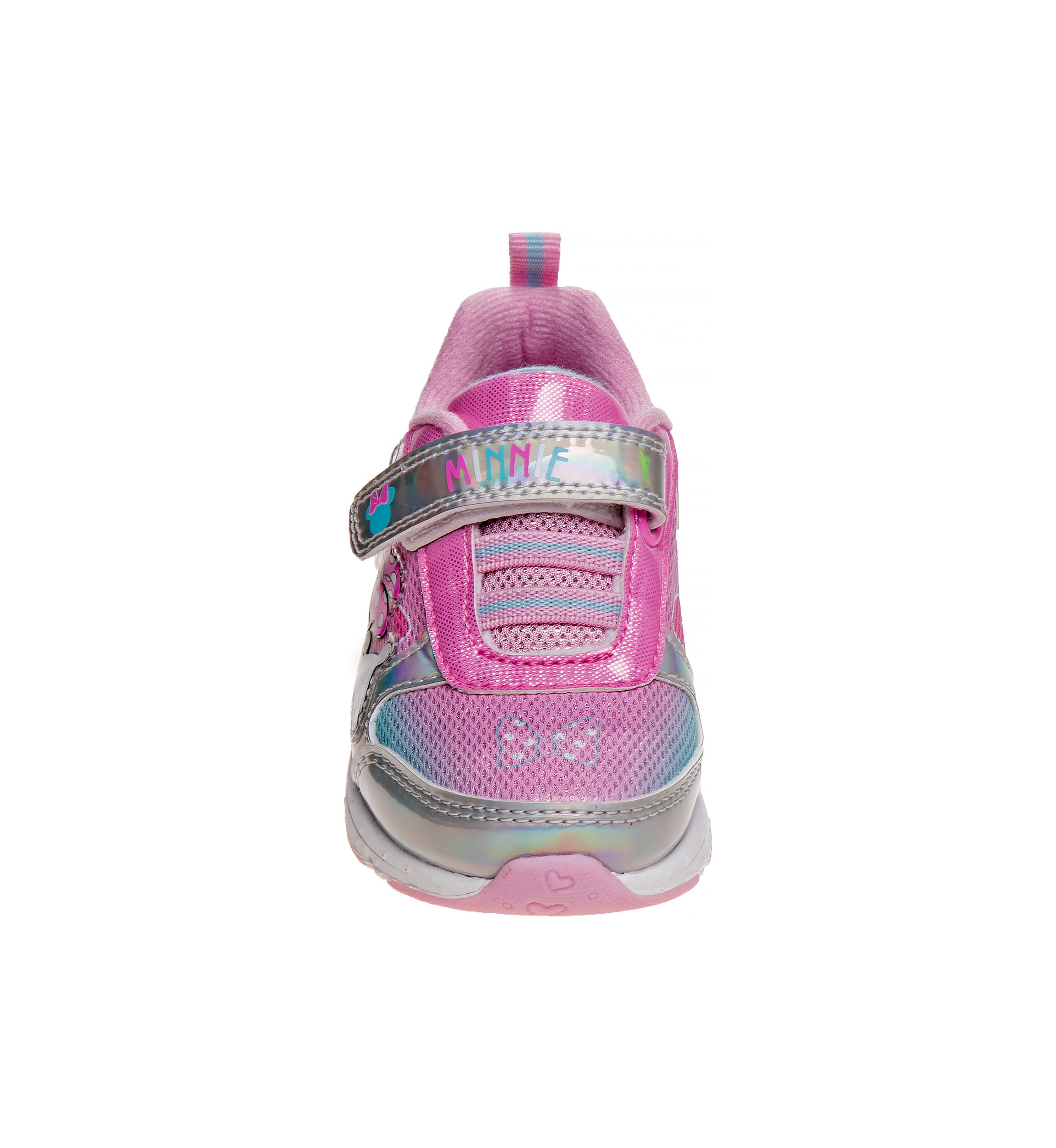 Minnie Mouse Girls Sneakers w/ one white light