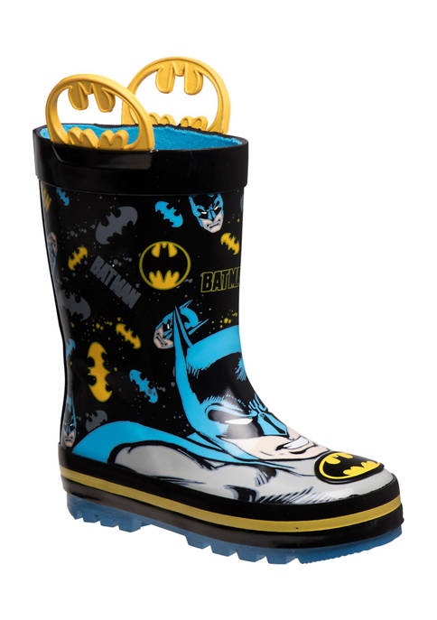 Academie Gear Toddler Dual Sizes Batman Rain Boots