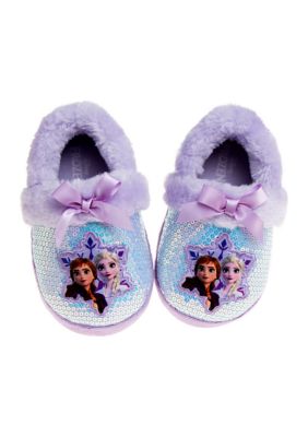 Merchandising Aannemer af hebben Disney Frozen Anna and Elsa Girls Dual Sizes Slippers | belk