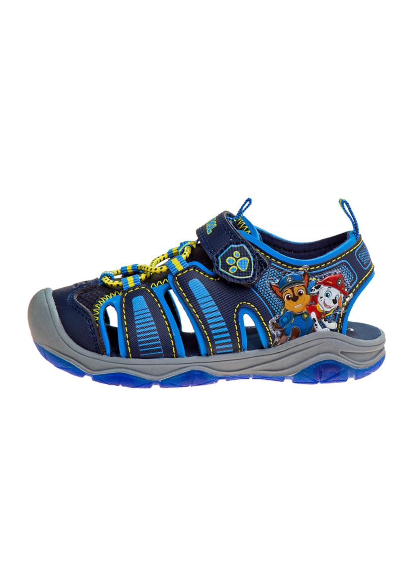 Paw Patrol hook and loop Boys closed toe sport sandals