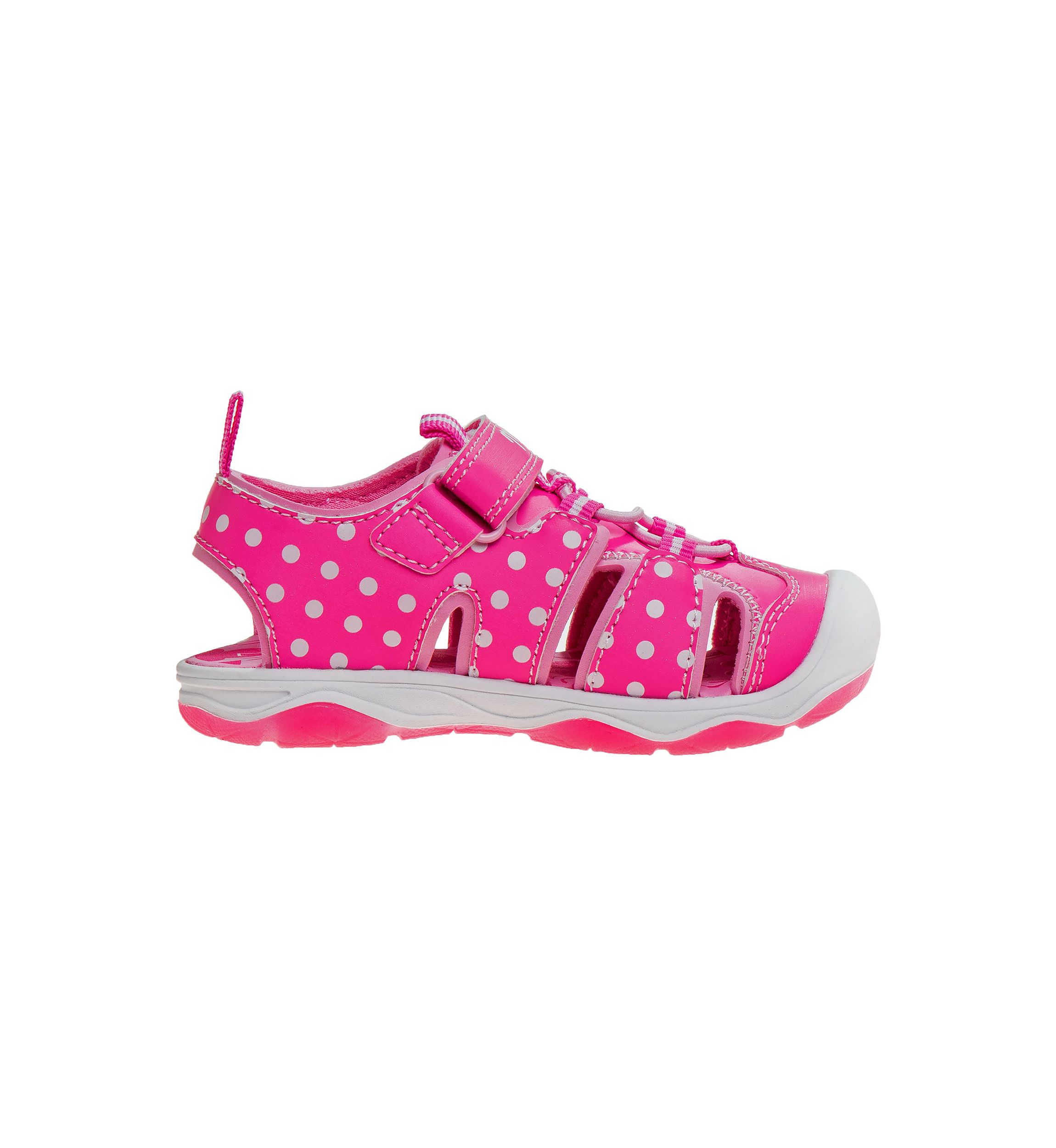 Girls Minnie Mouse hook and loop closed toe sport sandals