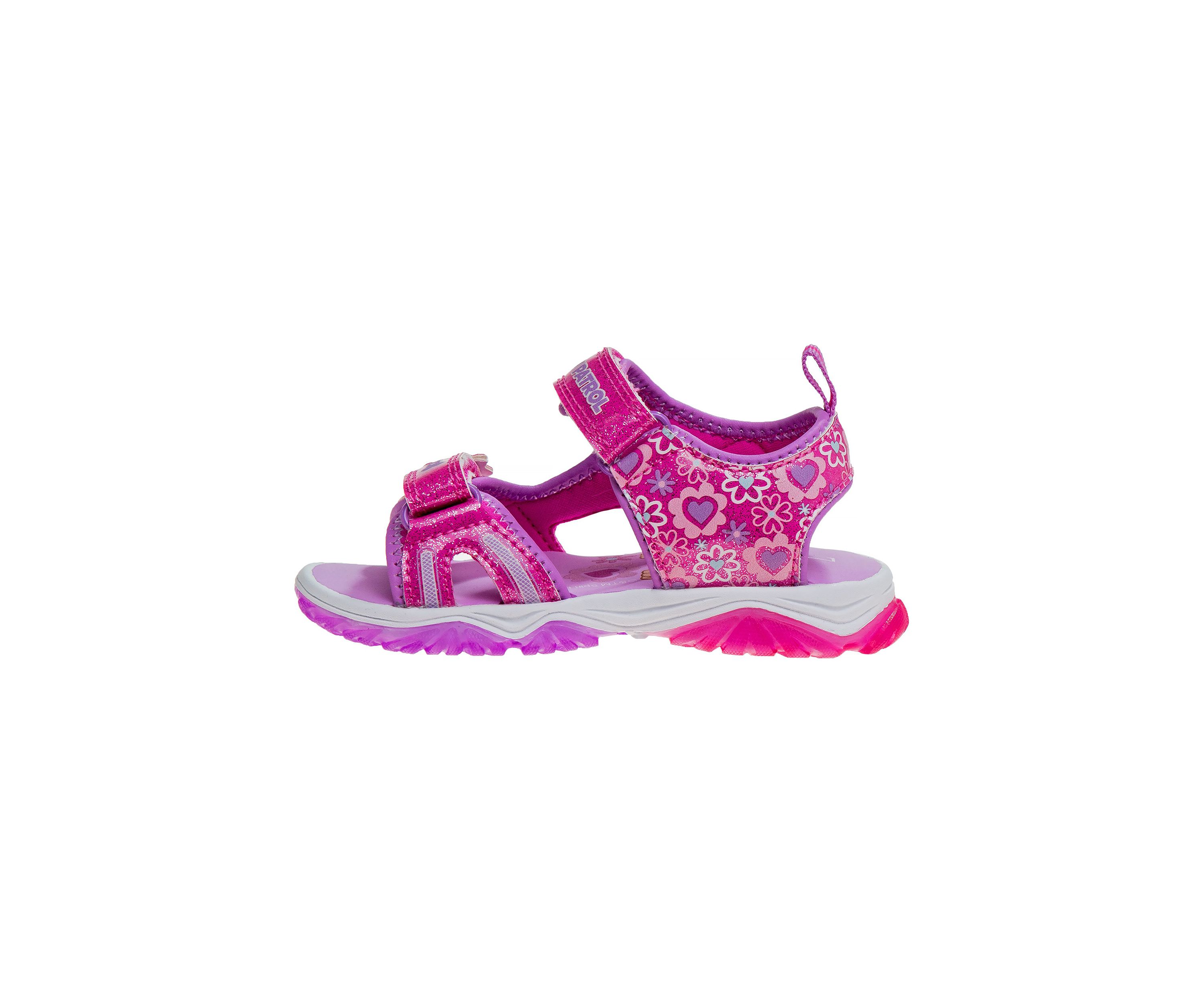 Paw Patrol double hook and loop Girls open toe sport sandals
