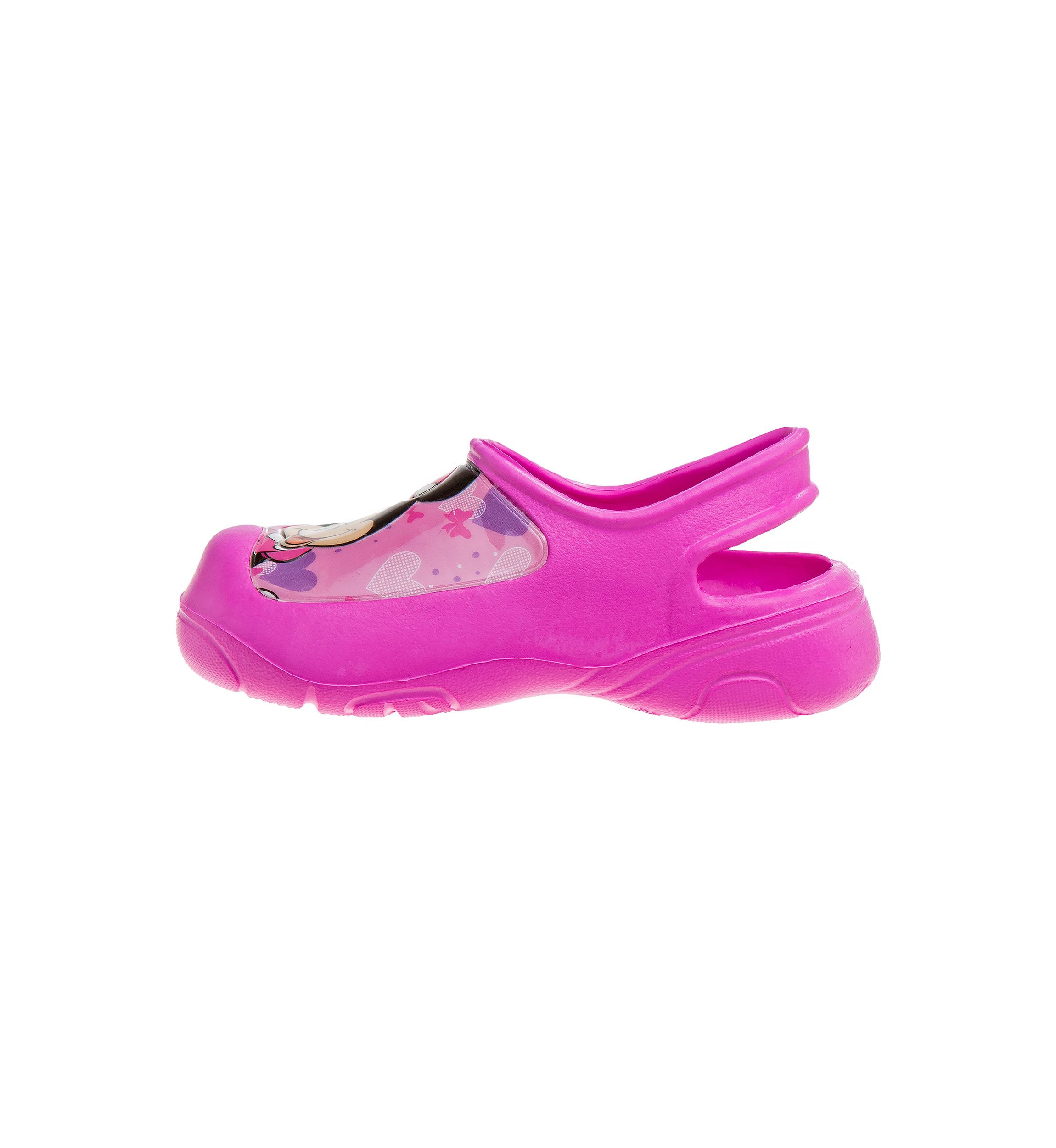 Minie Mouse Girls Clogs closed toe with back strap sandals