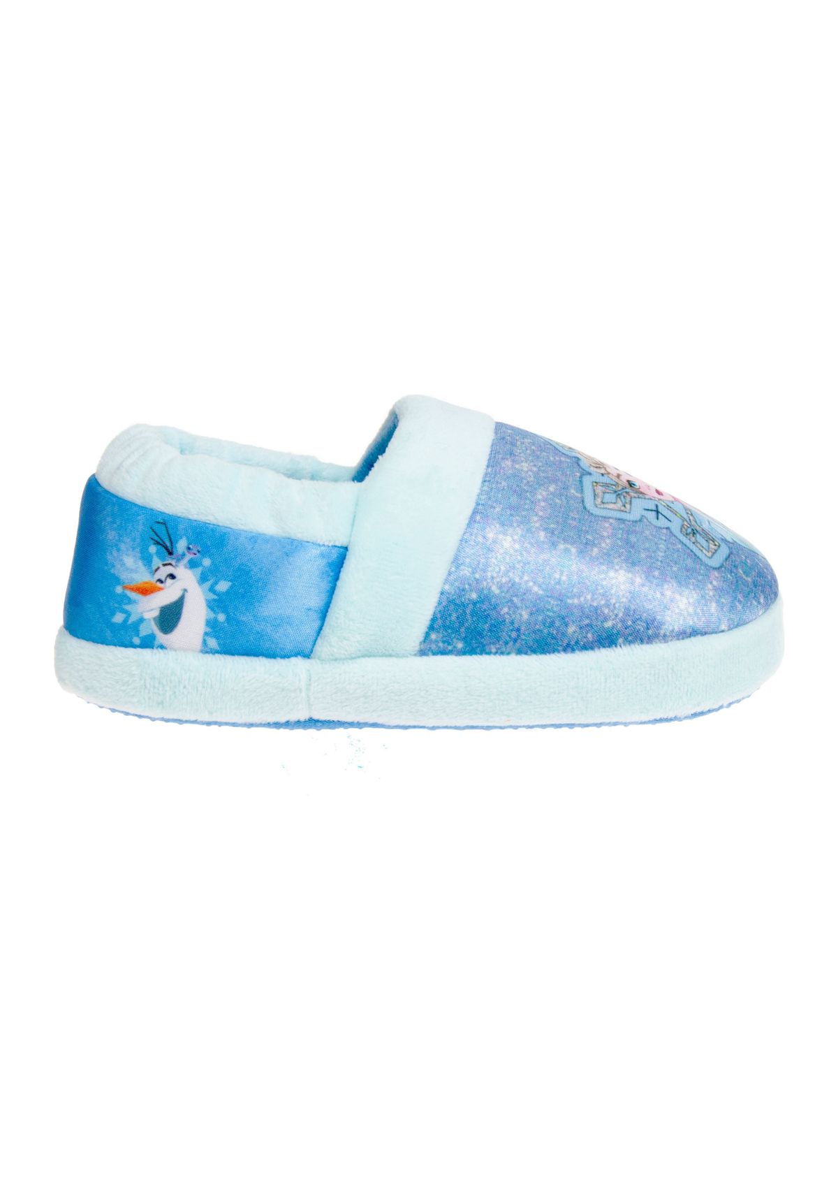 Frozen Anna, Elsa and Olaf Girls Dual Sizes Slippers
